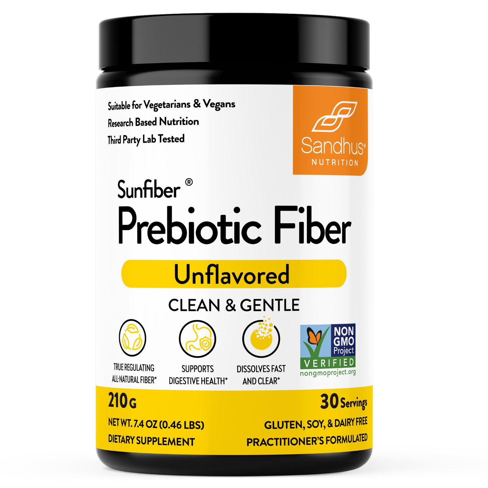 Sandhu’s Prebiotic Fiber Supplement Powder – SunFiber®