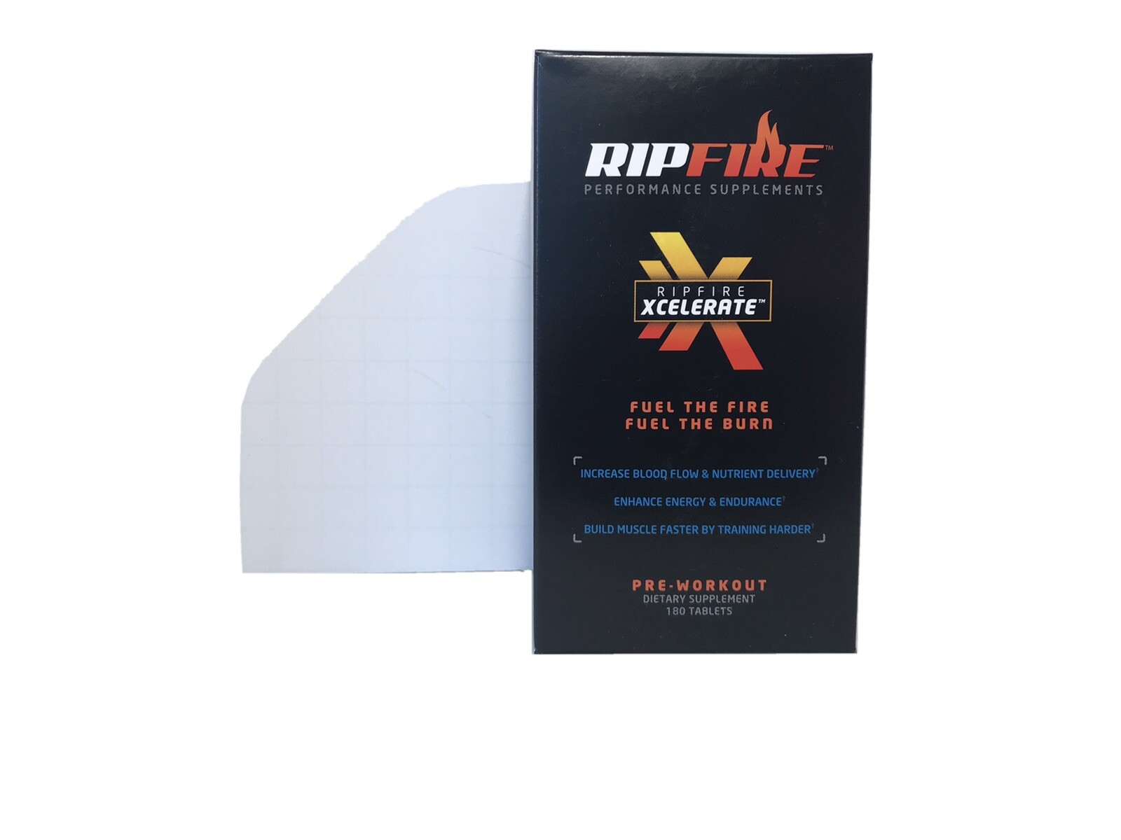Rip Fire Performance Supplements Pre-workout 180 Tablets Xcelerate