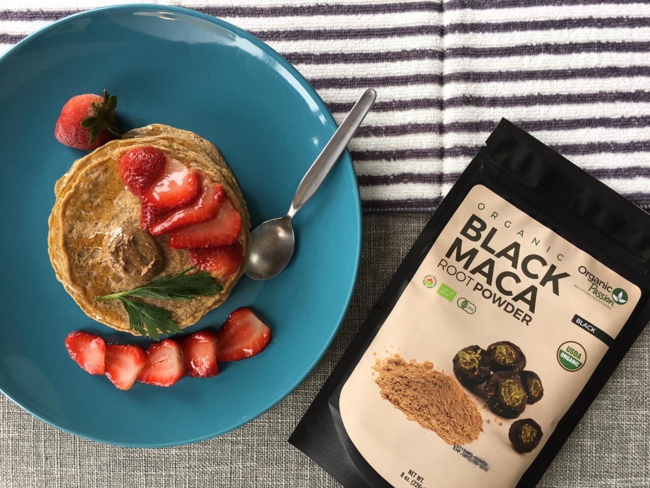 100% Organic Pure Black Maca Powder Gluten free from Peru