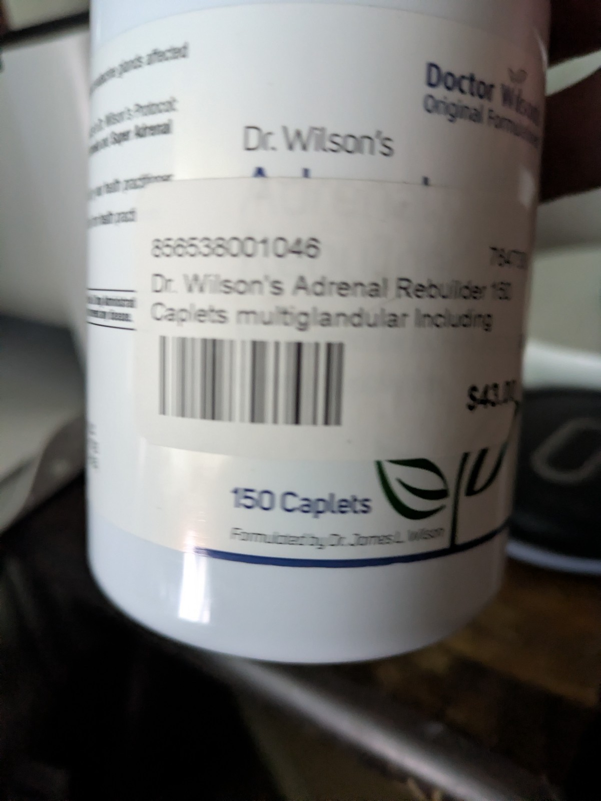 Dr. Wilson’s Original Formulations Adrenal Rebuilder Supplement 150 Caps