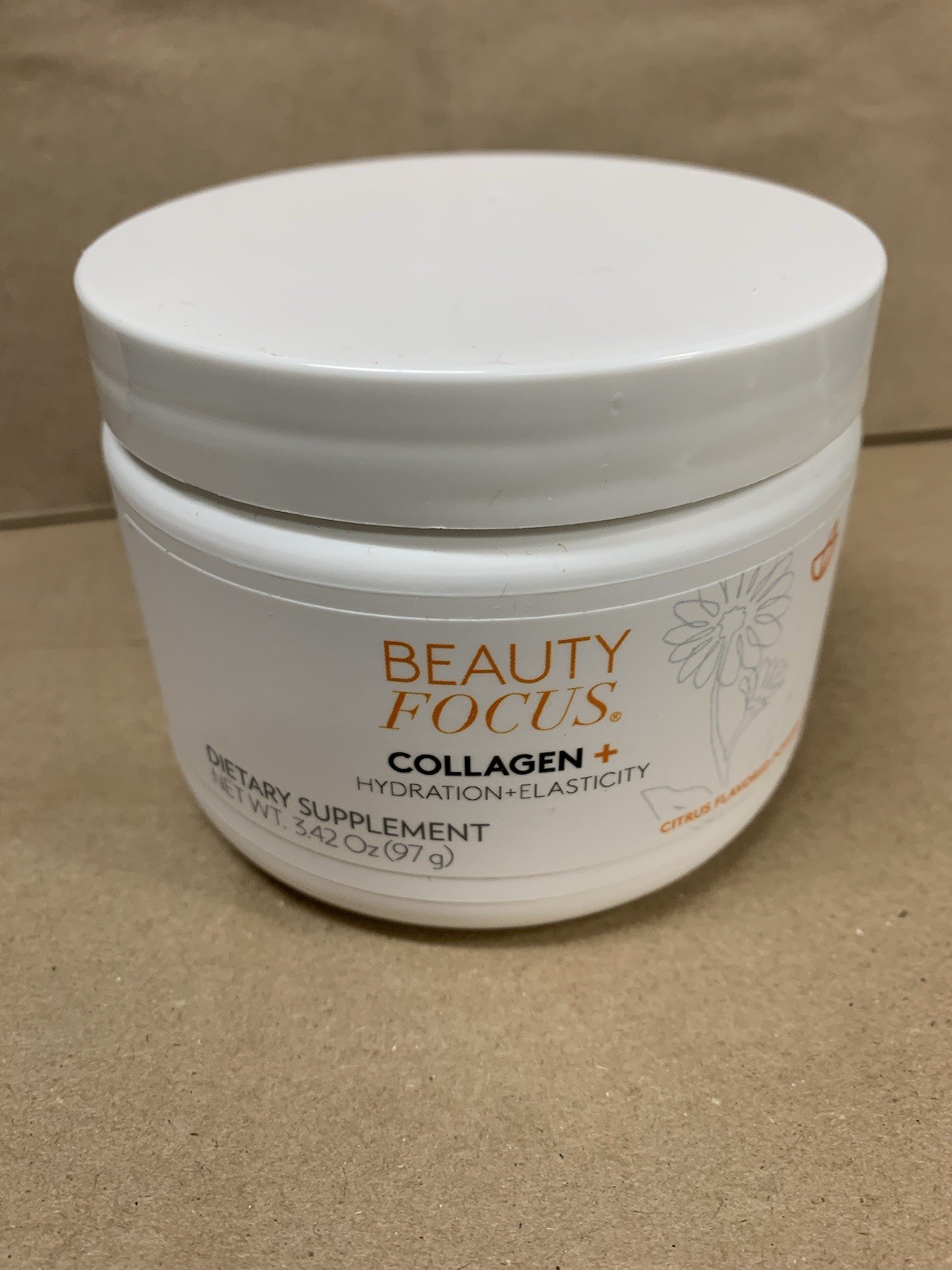 Nu Skin Beauty Focus Collagen Powder Mix-In Citrus Improve Skin Texture 08/2027
