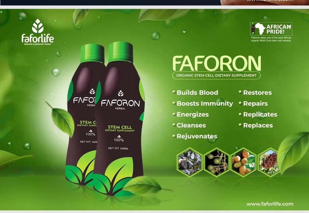 Faforon & Spidex15 Stem Cell Dietary Supplement Blood Sugar Support is natural