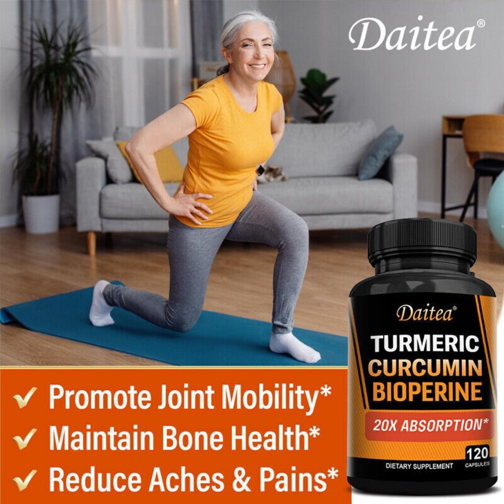 Turmeric Curcumin Highest Potency 95% 2500mg with BioPerine Black Pepper Extract