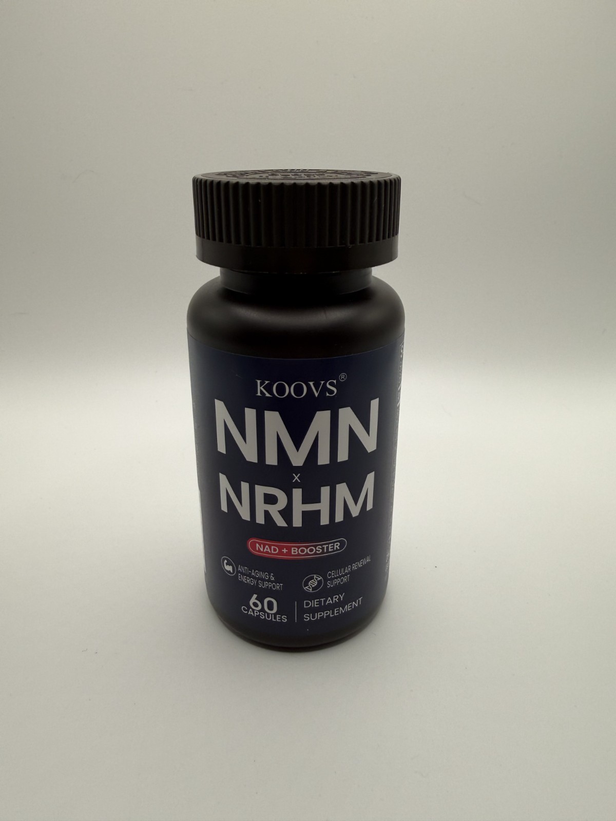 KOOVS NAD + Booster Anti-Aging Energy Support 60 Capsules – Brand New
