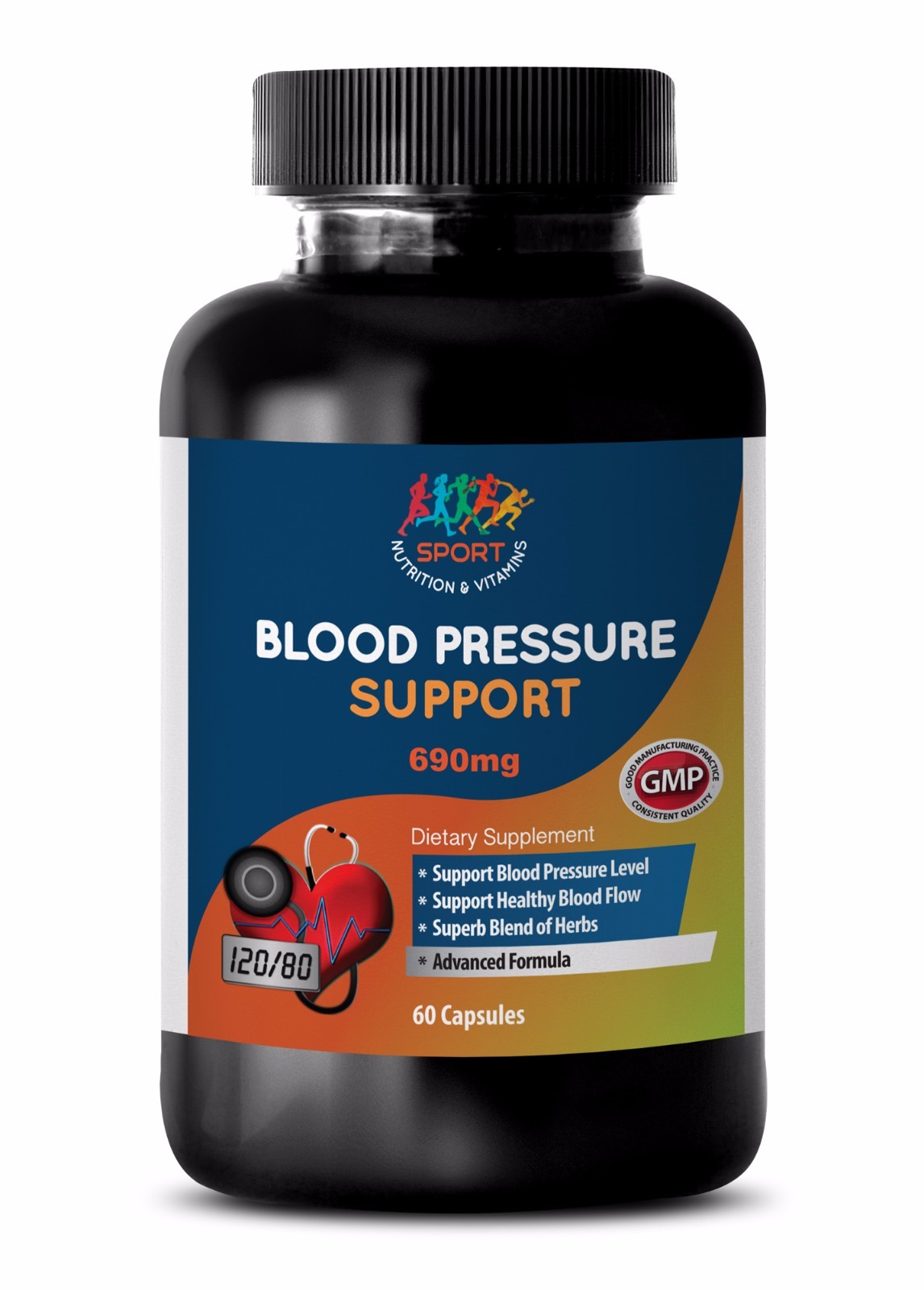 Ultimate Pills – Blood Pressure Complex 690mg – Vitamin B-12 1000 1B