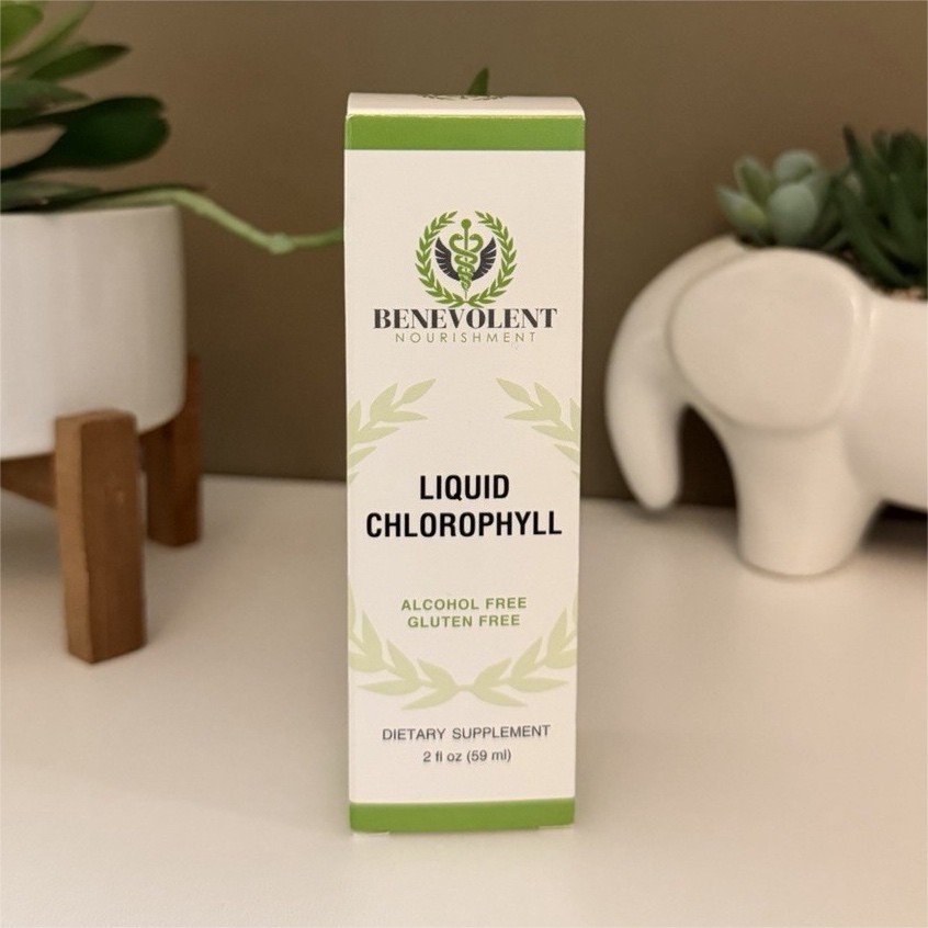 Benevolent Nourishment Liquid Chlorophyll Alcohol Free Peppermint 2 fl oz