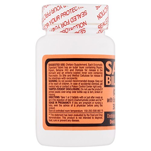 Sales Biliares OX Bile with Enzymatic Digestan Tablets, 30 count