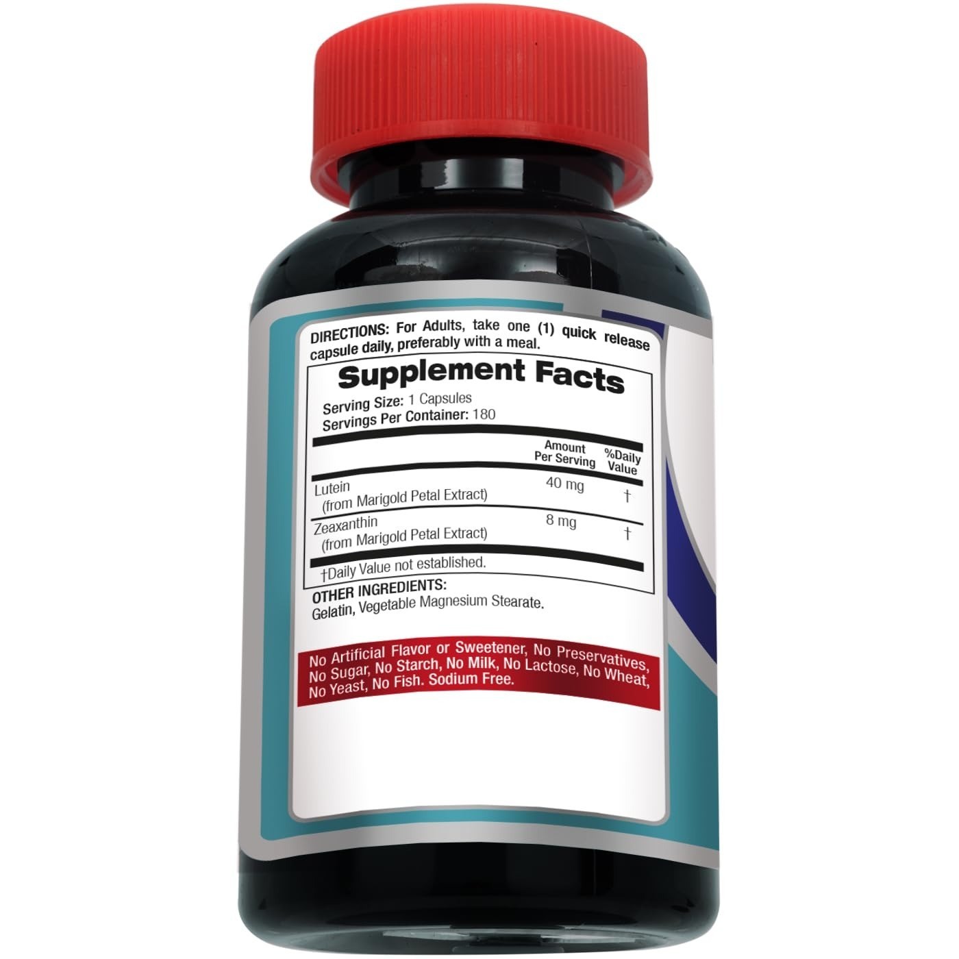 FITO MEDIC’S Lutein Supplement with Zeaxanthin, 180 Capsules, Vitamin A