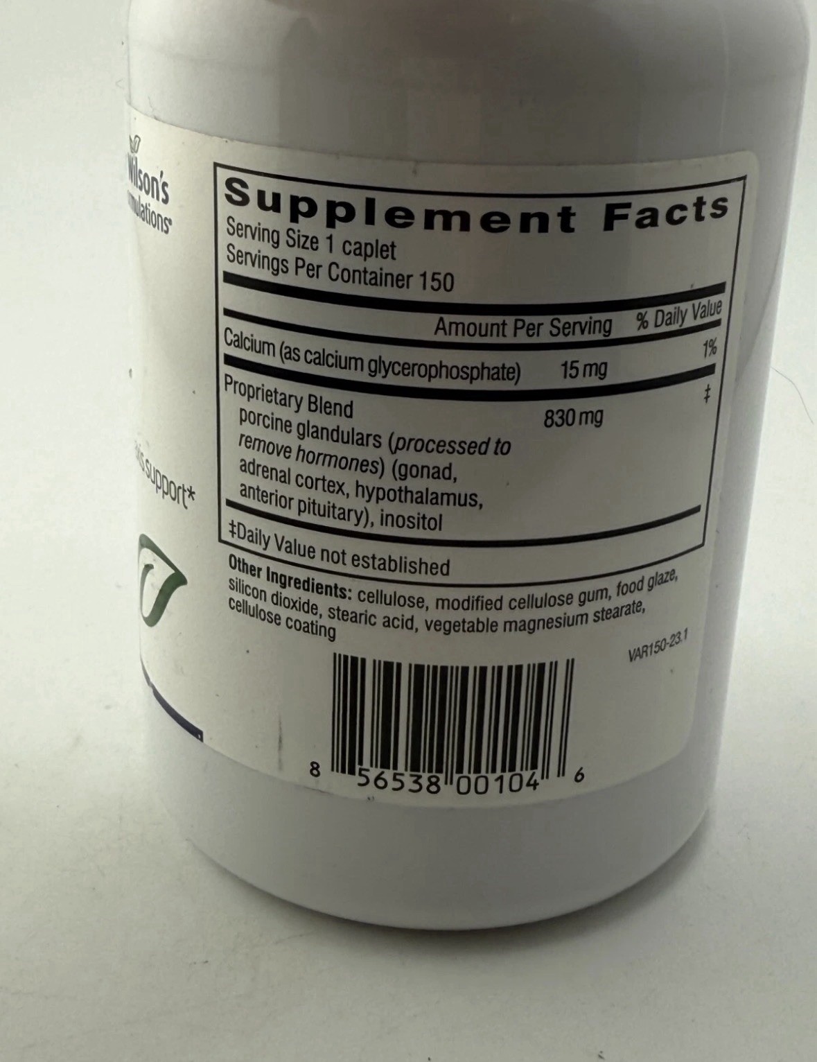 2 Dr. Wilson’s Original Formulations Adrenal Rebuilder Caplets – 150 Count