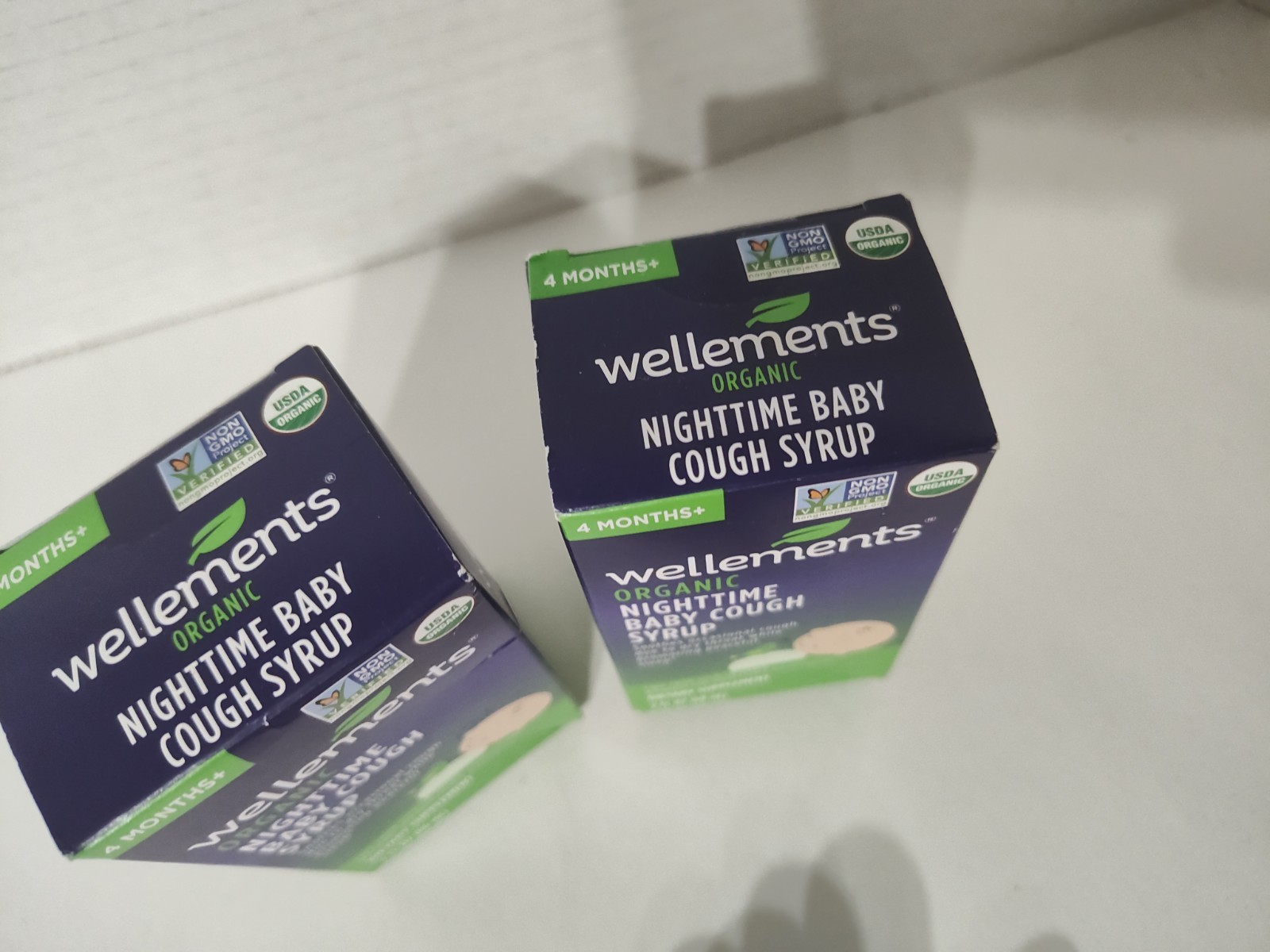 2 Wellements Organic Nighttime Baby Cough Syrup 2oz EXP 1/27