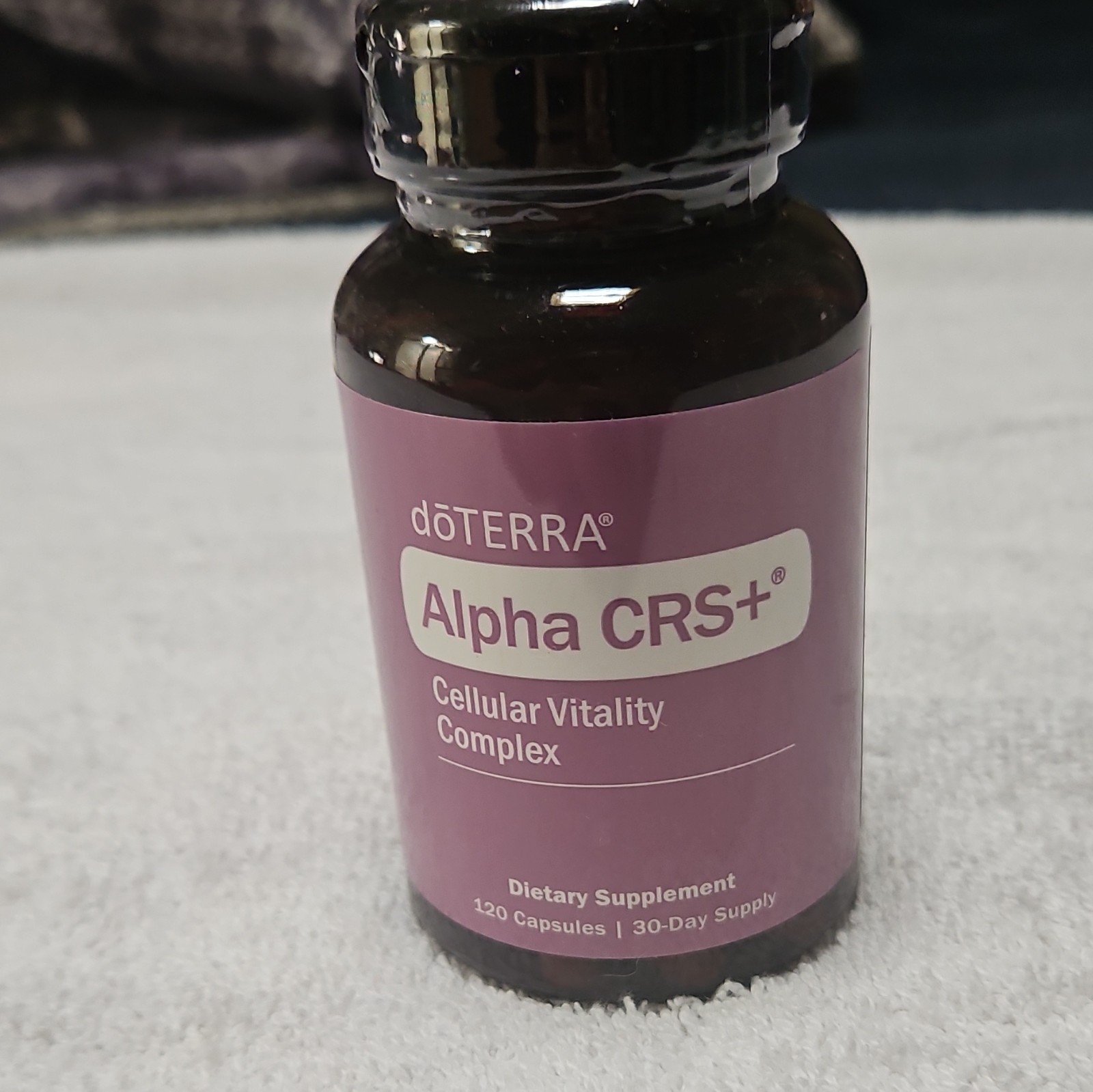 doTERRA Alpha CRS+ Cellular Vitality Complex Dietary Supplement, 120 Capsules