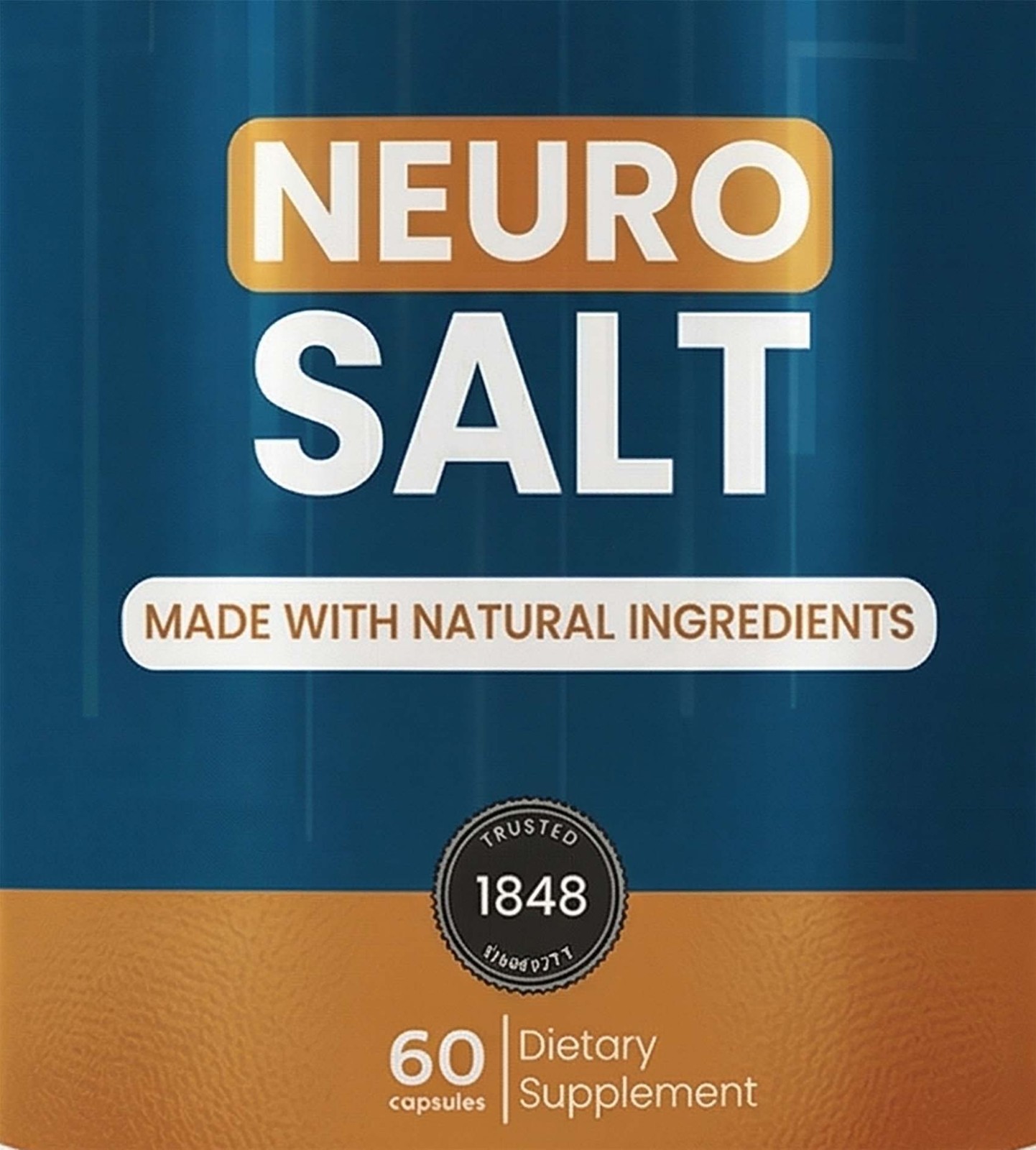 NeuroSalt Nerve Health Support Dietary Supplement 60 Capsules Neuro Salt