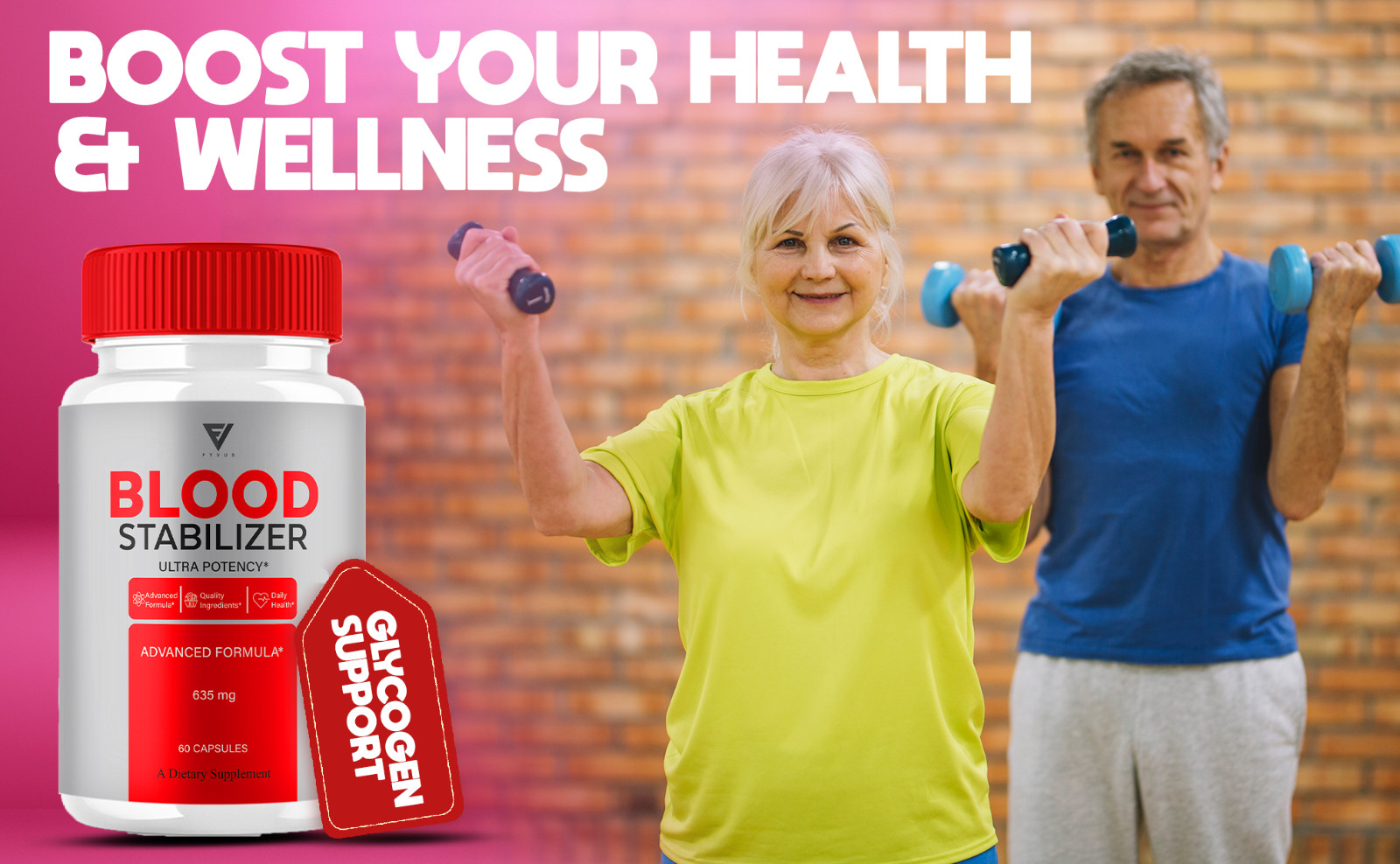 (5 Pack) Blood Stabilizer Support Pills, BloodStabilizer Max (300 Capsules)