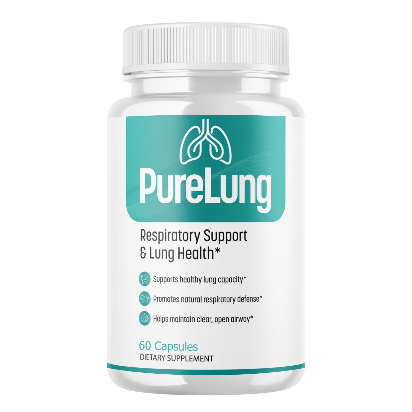 Valdivia PureLung 60 Capsules Daily Wellness Supplement Made in USA Premium