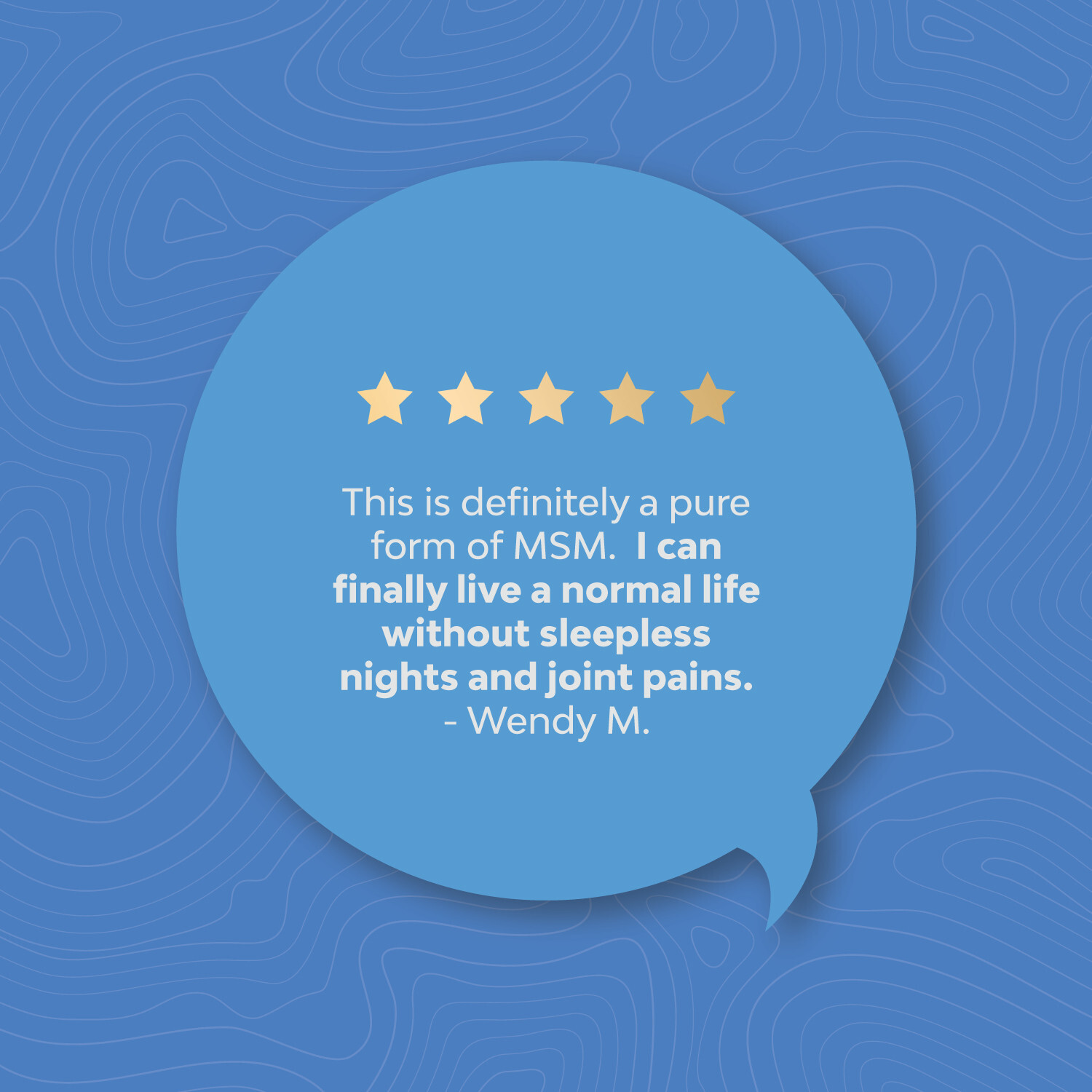 Pure MSM Supplement Tablets Joint Support for Increased Flexibility