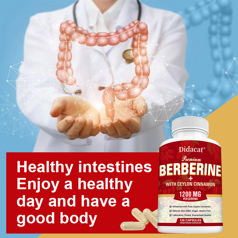 Blood Sugar Support Supplement 1200mg Berberine Cinnamon Extract