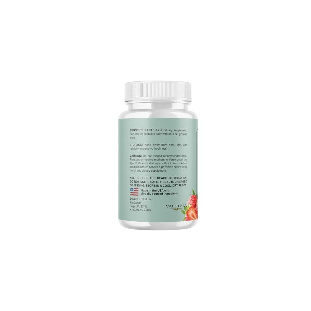 Valdivia ProDentim Oral Health 60 Capsules Dietary Supplement Made in USA