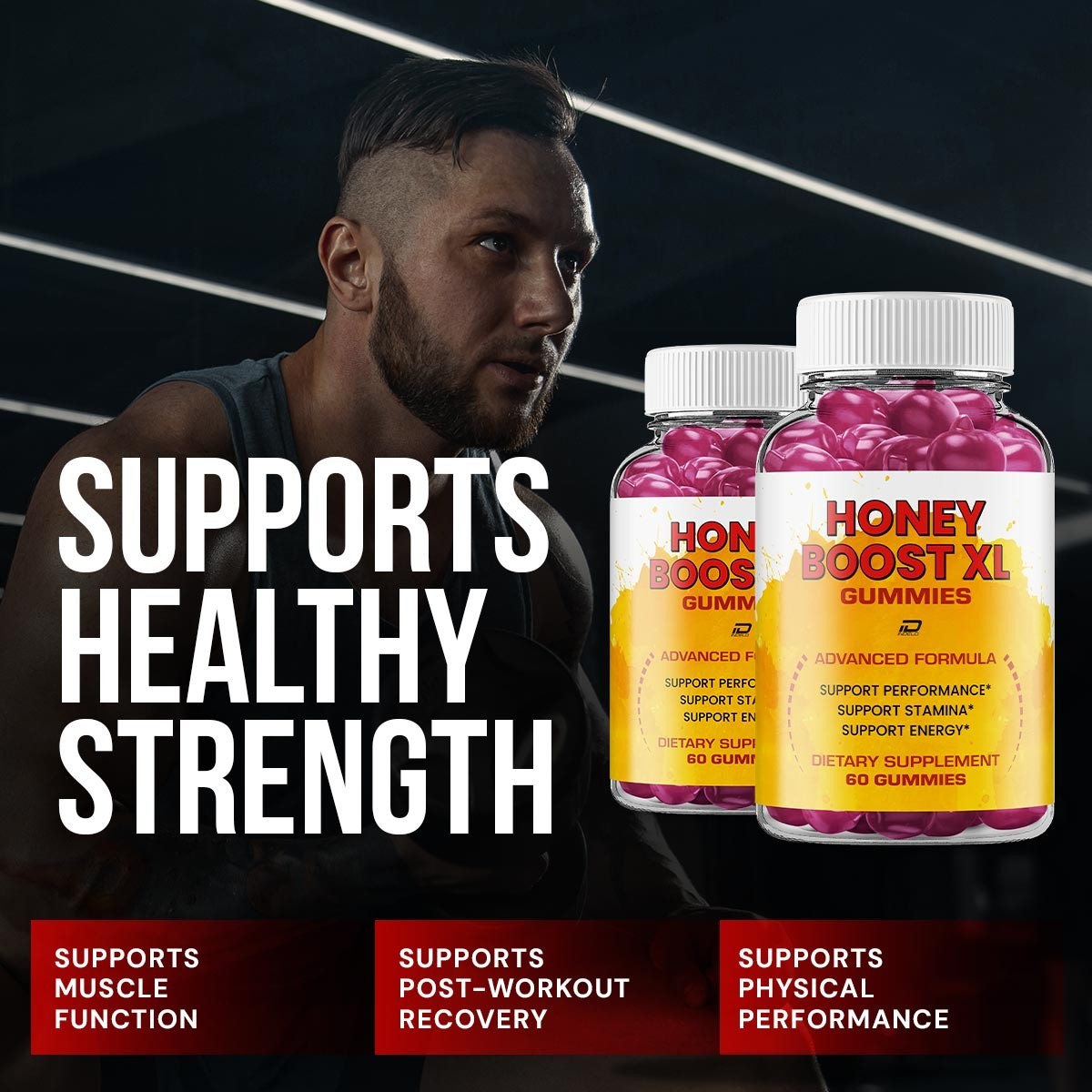 (3 Pack) Honey Boost XL Gummies for Men – HoneyBoost XL Male Gummy Natural Blend