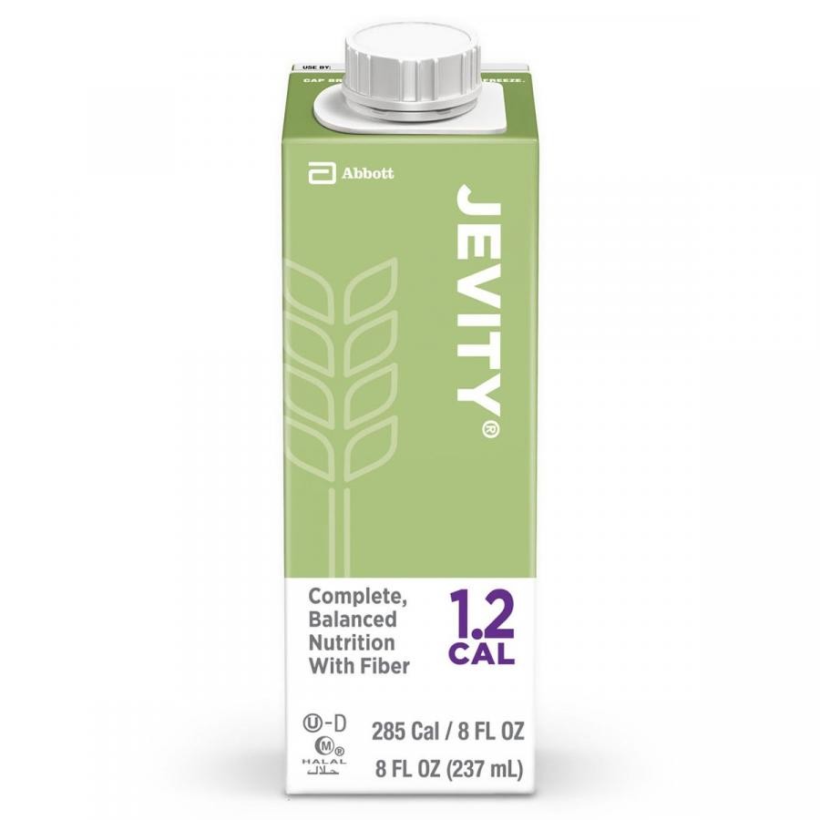 Jevity 1.2 Cal W/ Fiber Unflavored 8 Oz. Carton 285 Calories Per Serving, 24 Ct