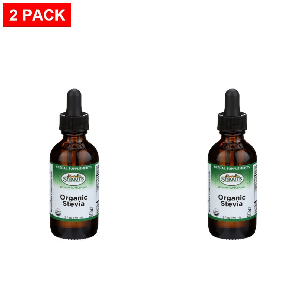 2 Pack – Sprouts Organic Stevia 2 fl oz
