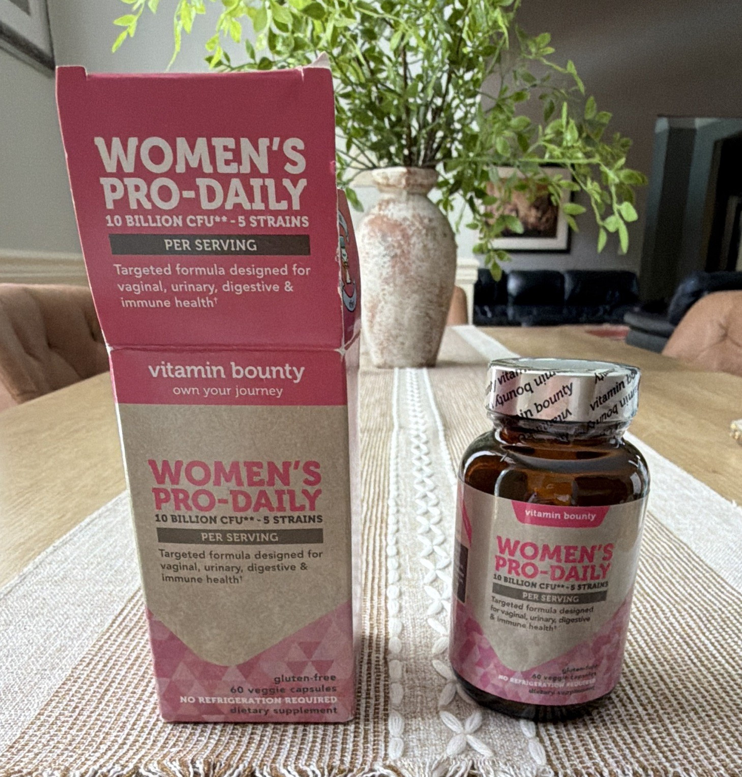 Vitamin Bounty Women’s Pro-Daily Probiotic 10 Billion CFU 60 Capsules Delayed