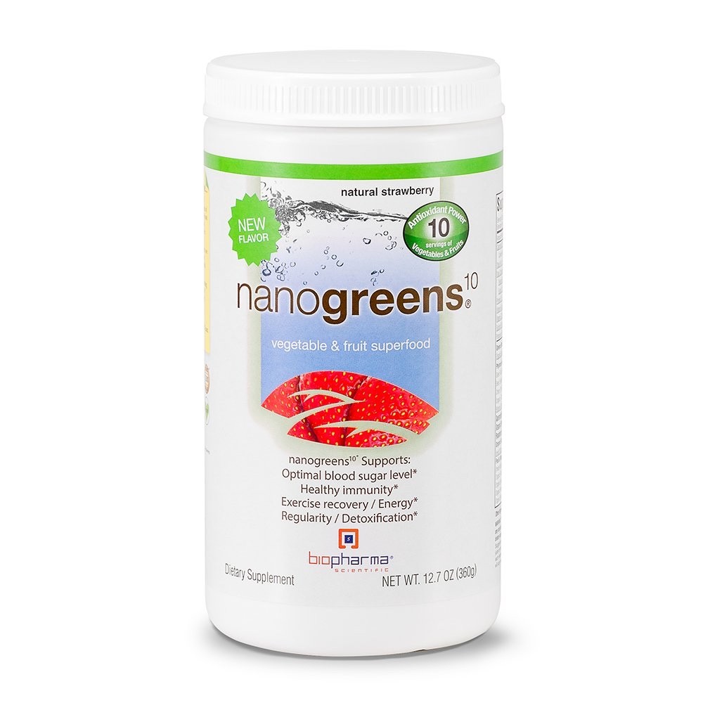 BioPharma Scientific – NanoGreens – Strawberry (12.7oz)