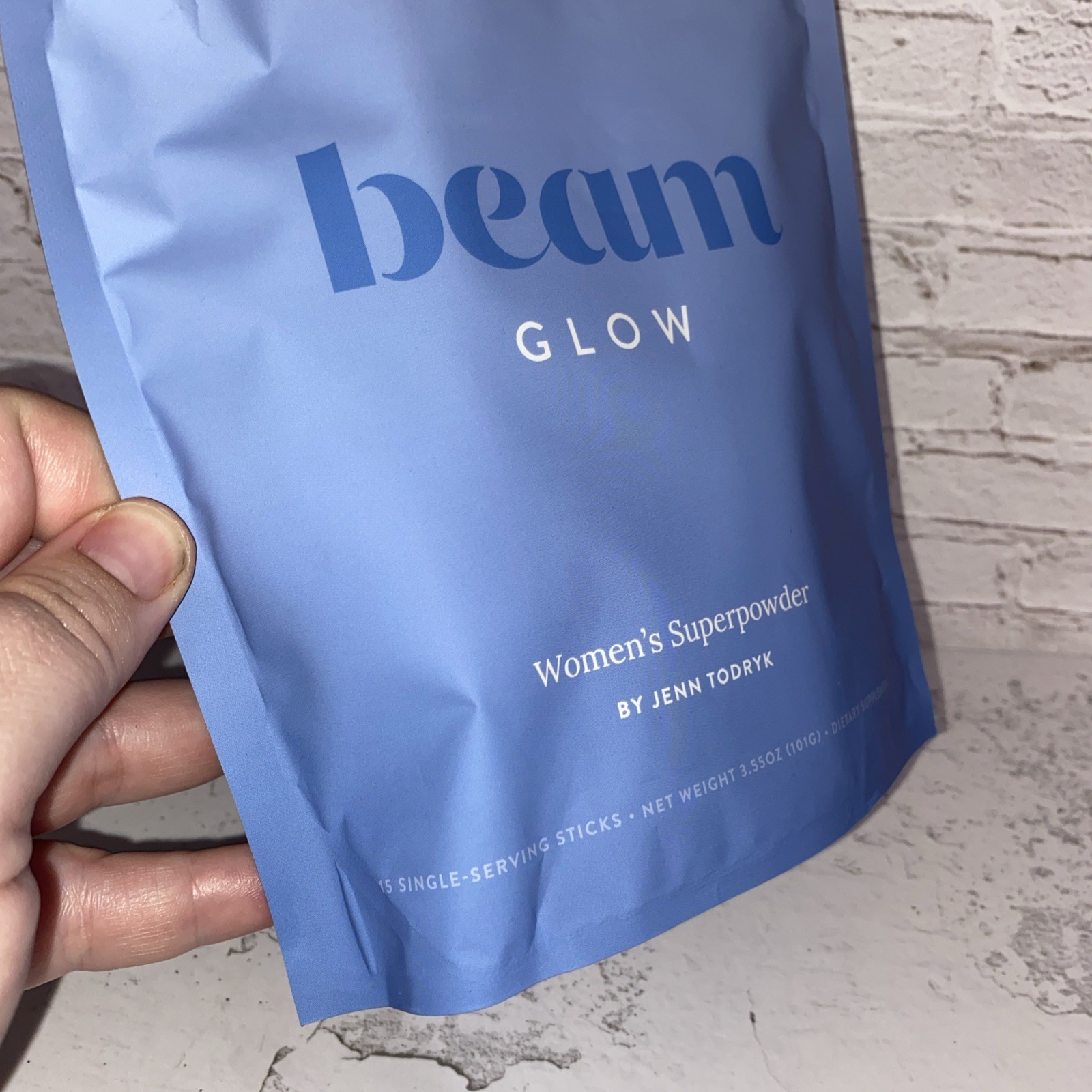 beam Glow Superpowder Women’s Blue Raspberry Dietary Supplement 3.55 oz