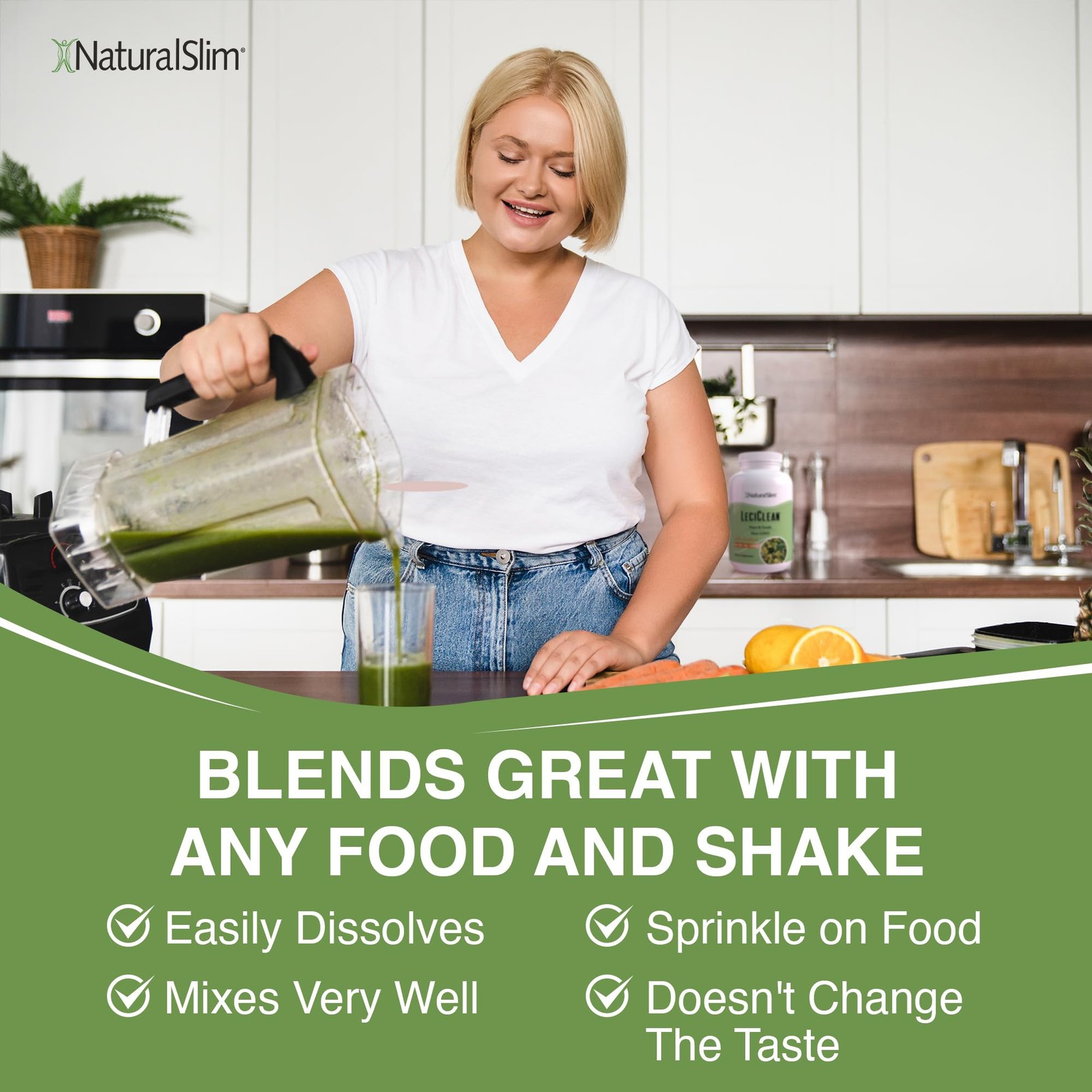 Naturalslim Leciclean Soy Lecithin Granules with Choline – Lecithin Powder