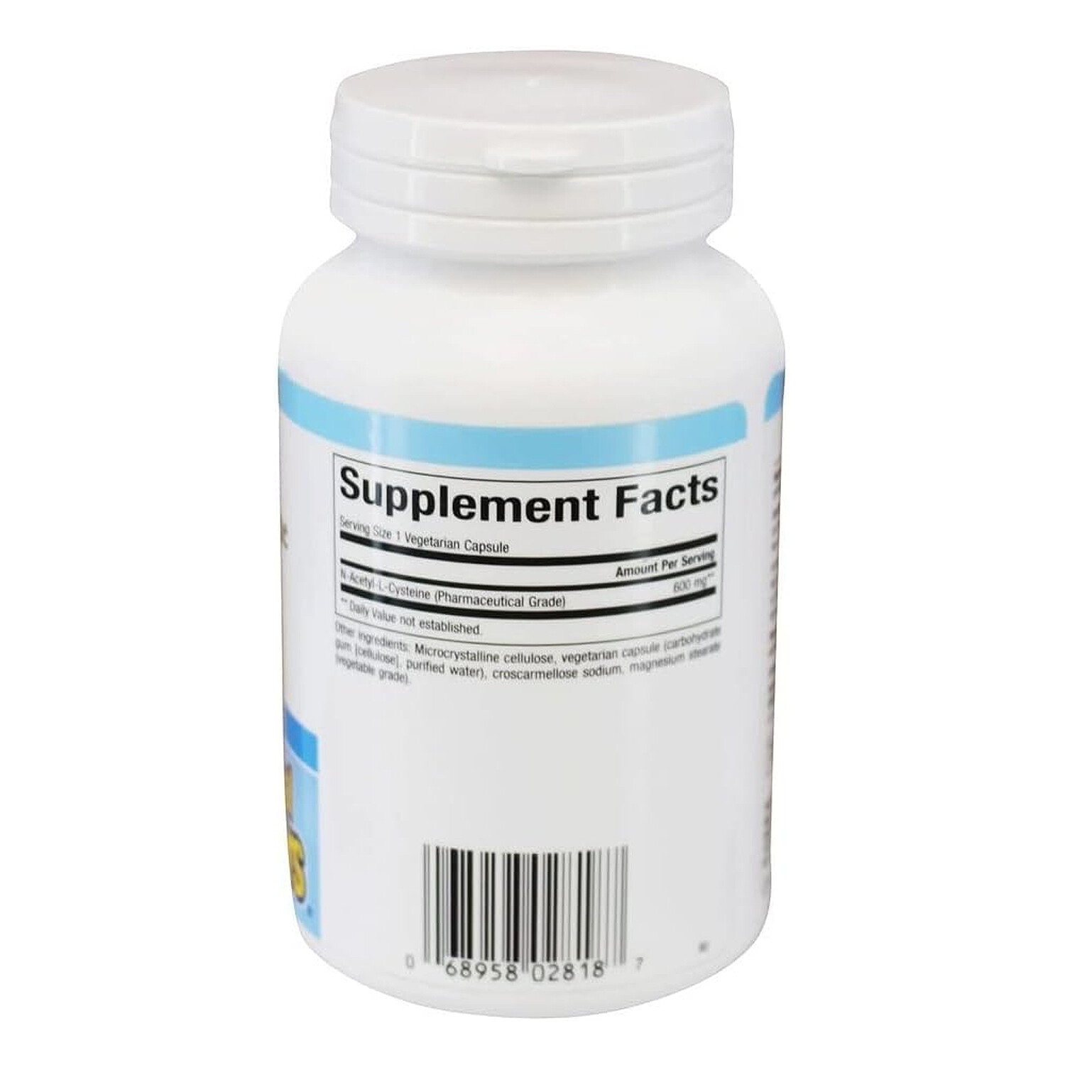 Natural Factors NAC (N-Acetyl-Cysteine) 600mg, 60 Vegetarian Capsules