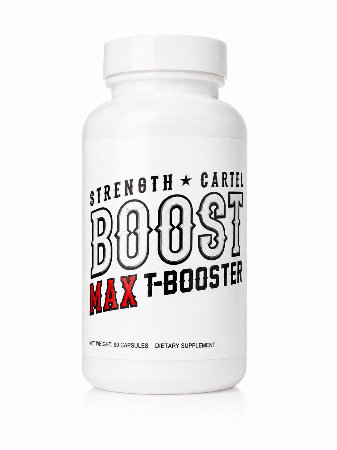 Strength Cartel Boost Max T-Booster Testosterone Support 90 Capsules USA