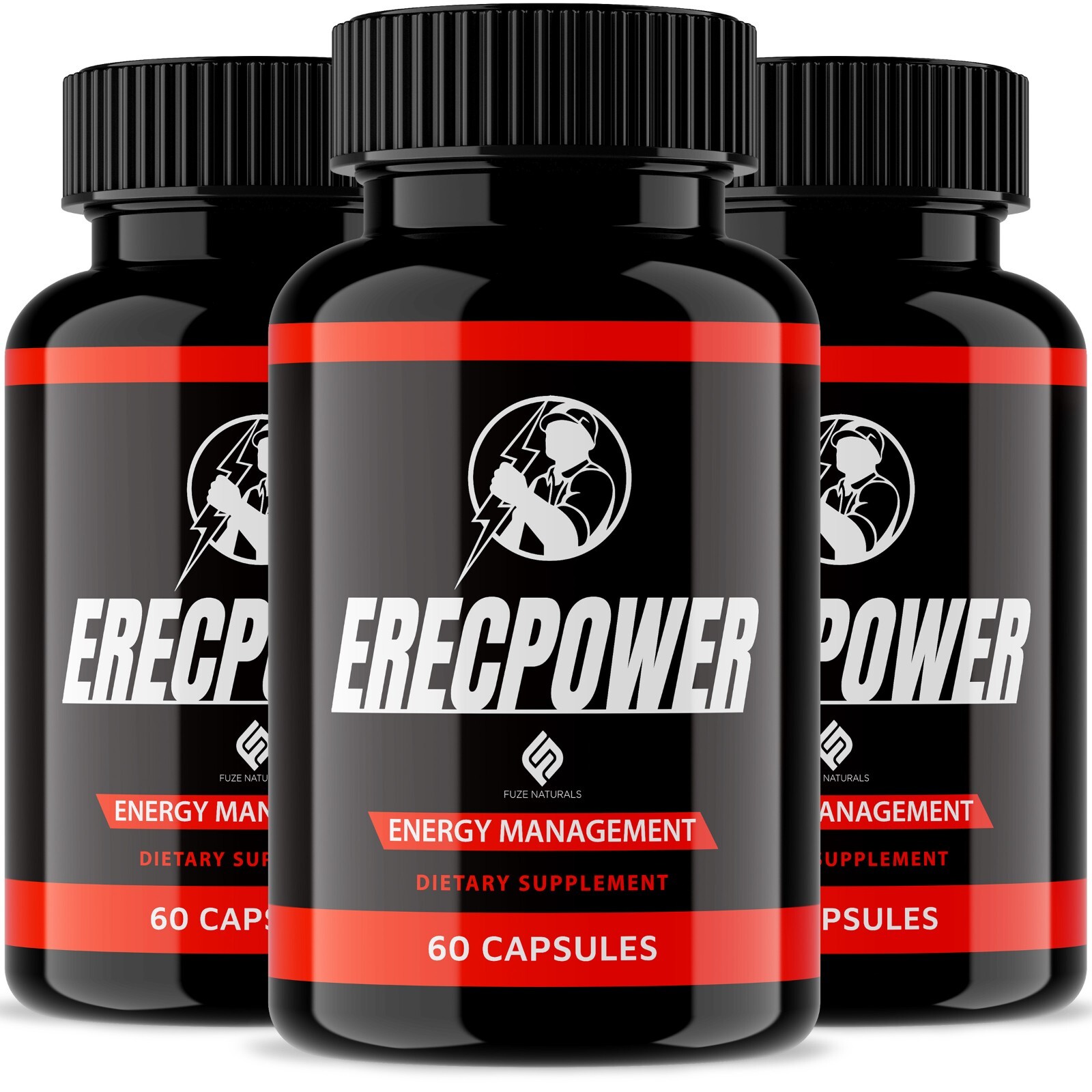(3 Pack) Erecpower For Men Supplement Reviews, Erecpower ED Pills (180 Capsules)
