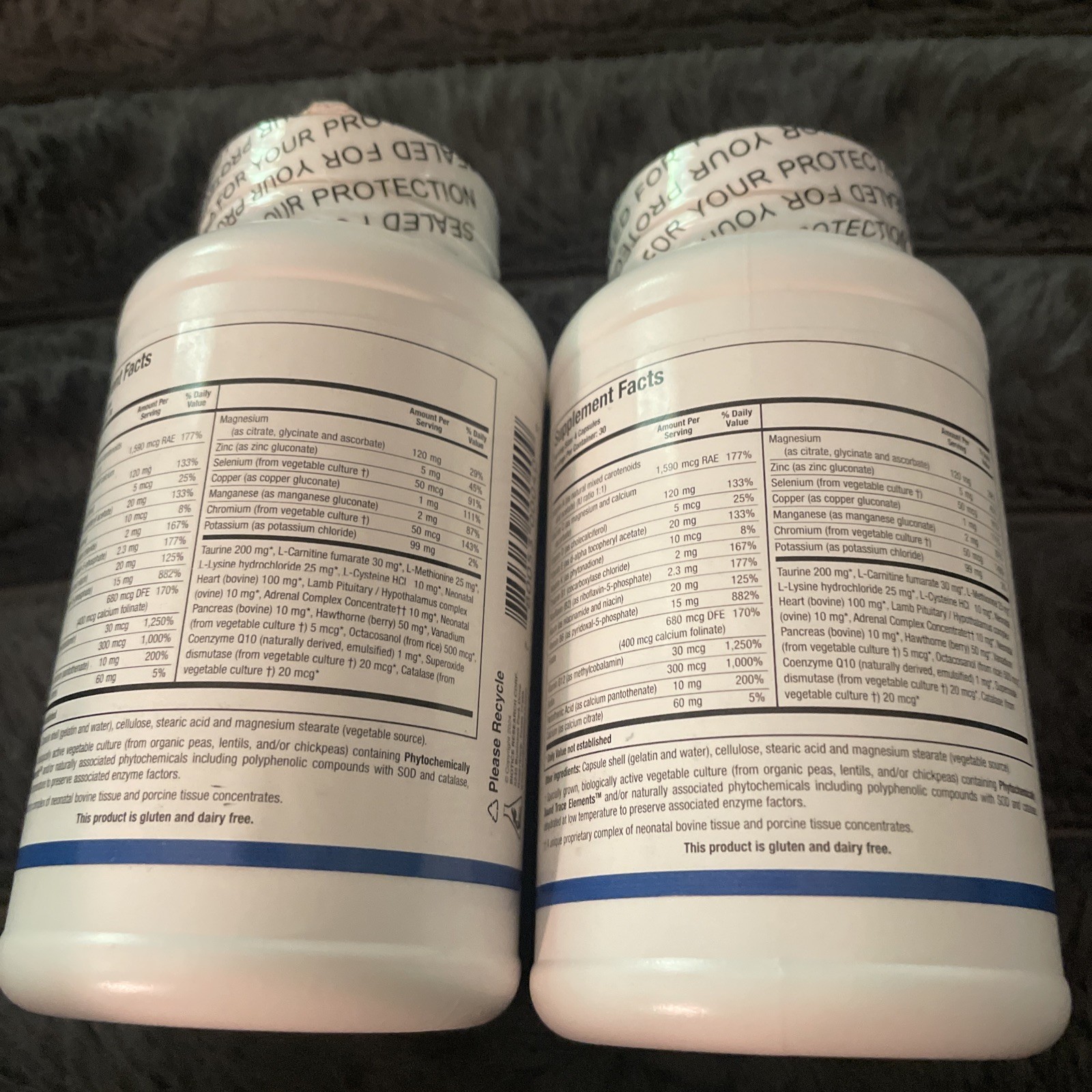 2 BOTTLES of Biotics Research Bio-Immunozyme Forte 180 Capsules EXP 6/27