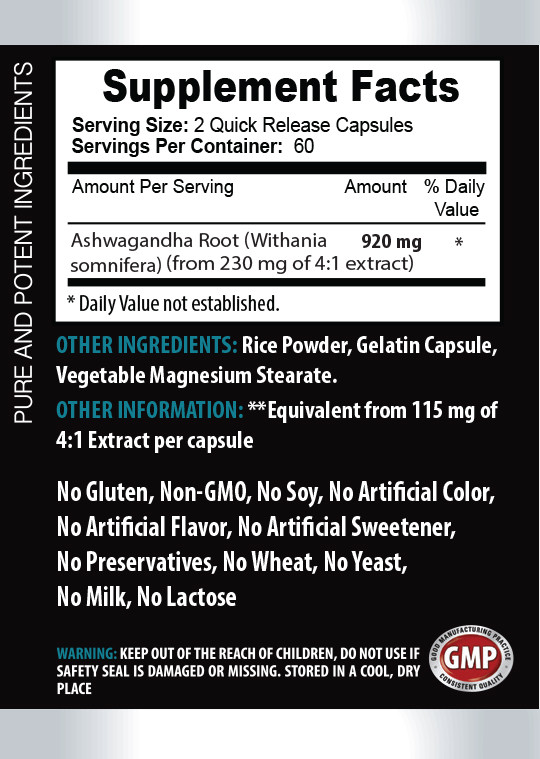 energy support – ASHWAGANDHA COMPLEX 770mg – liver detox – 2 Bottles