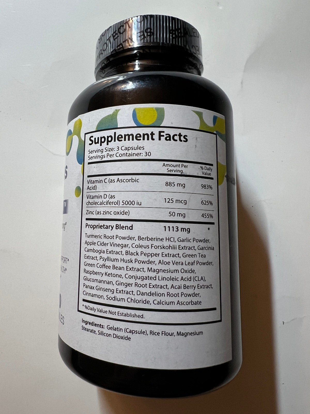 Mens Blood Flow Circulation Support Supplement 90 Capsules Made in USA