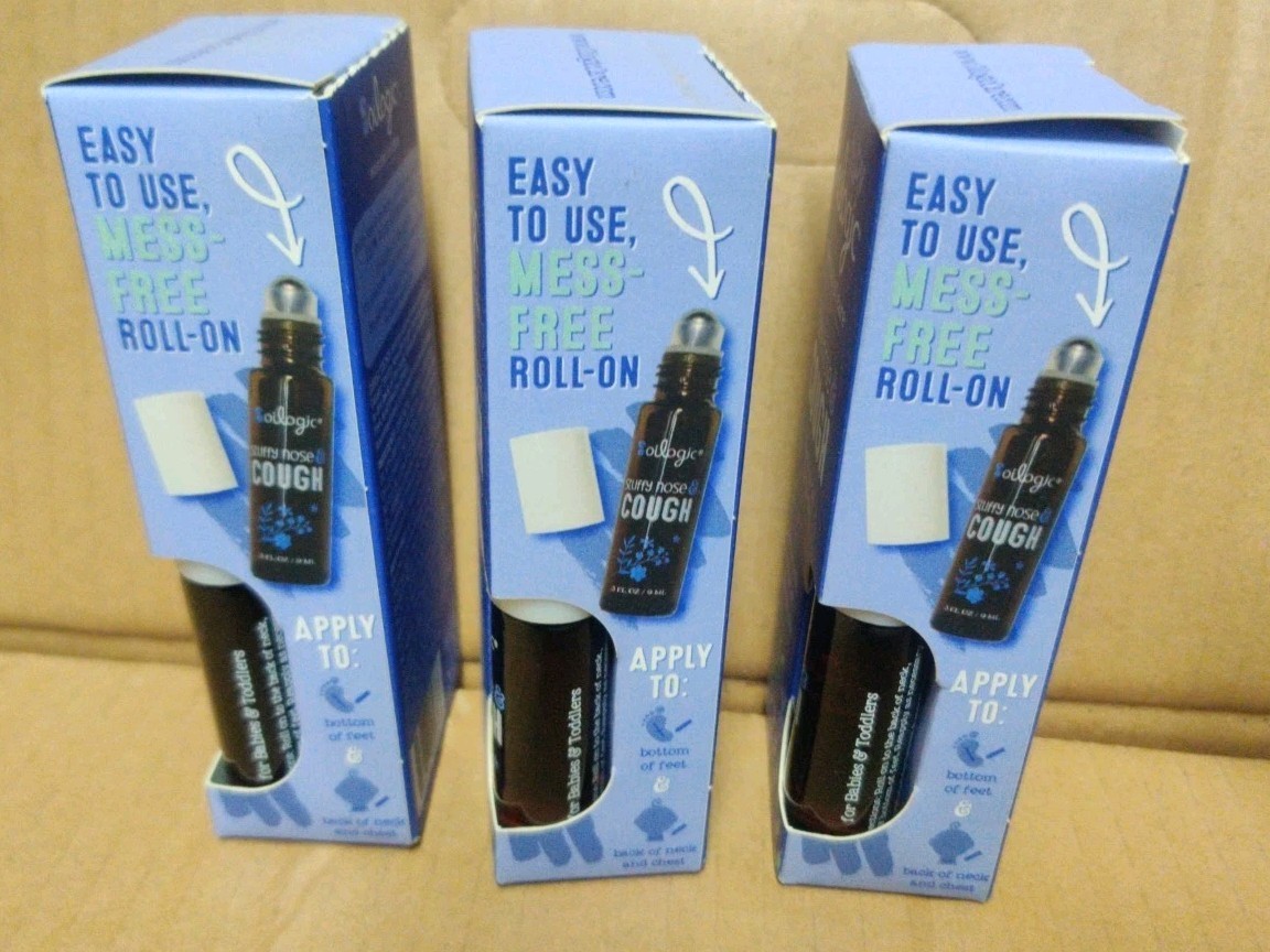 Oilogic Stuffy Nose & Cough Baby Safe Essential Oil Vapor Bath, 3 pack=3 fl oz.