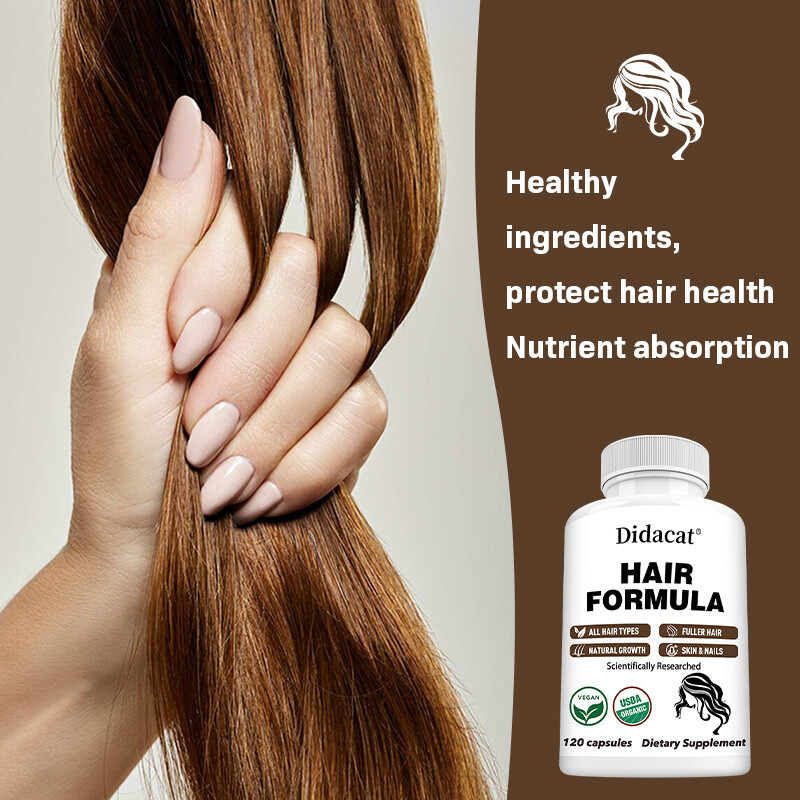 Hair Formula for Hair, Skin, & Nails Health – Biotin, Saw Palmetto, DHT Blocker