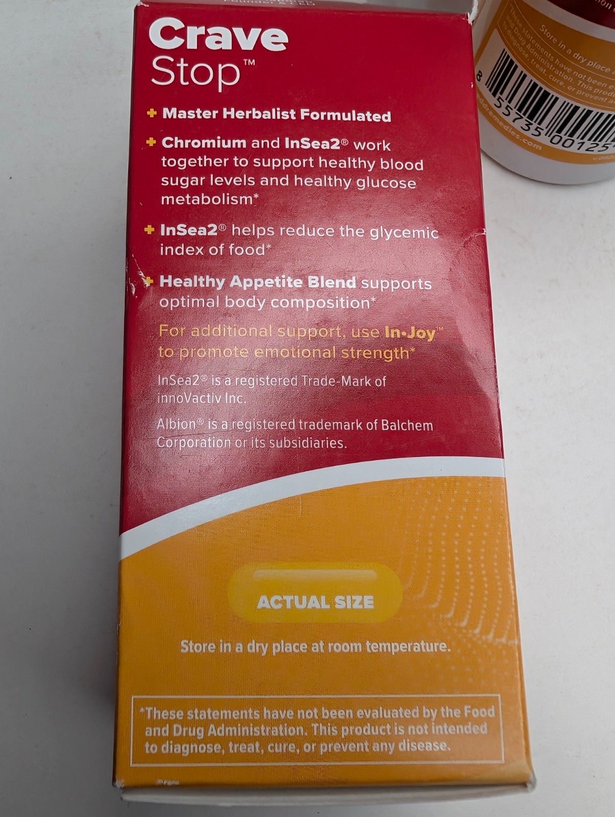 Redd Remedies Crave Stop Supplement 60 Capsules Exp 01/2027 Glucose Appetite