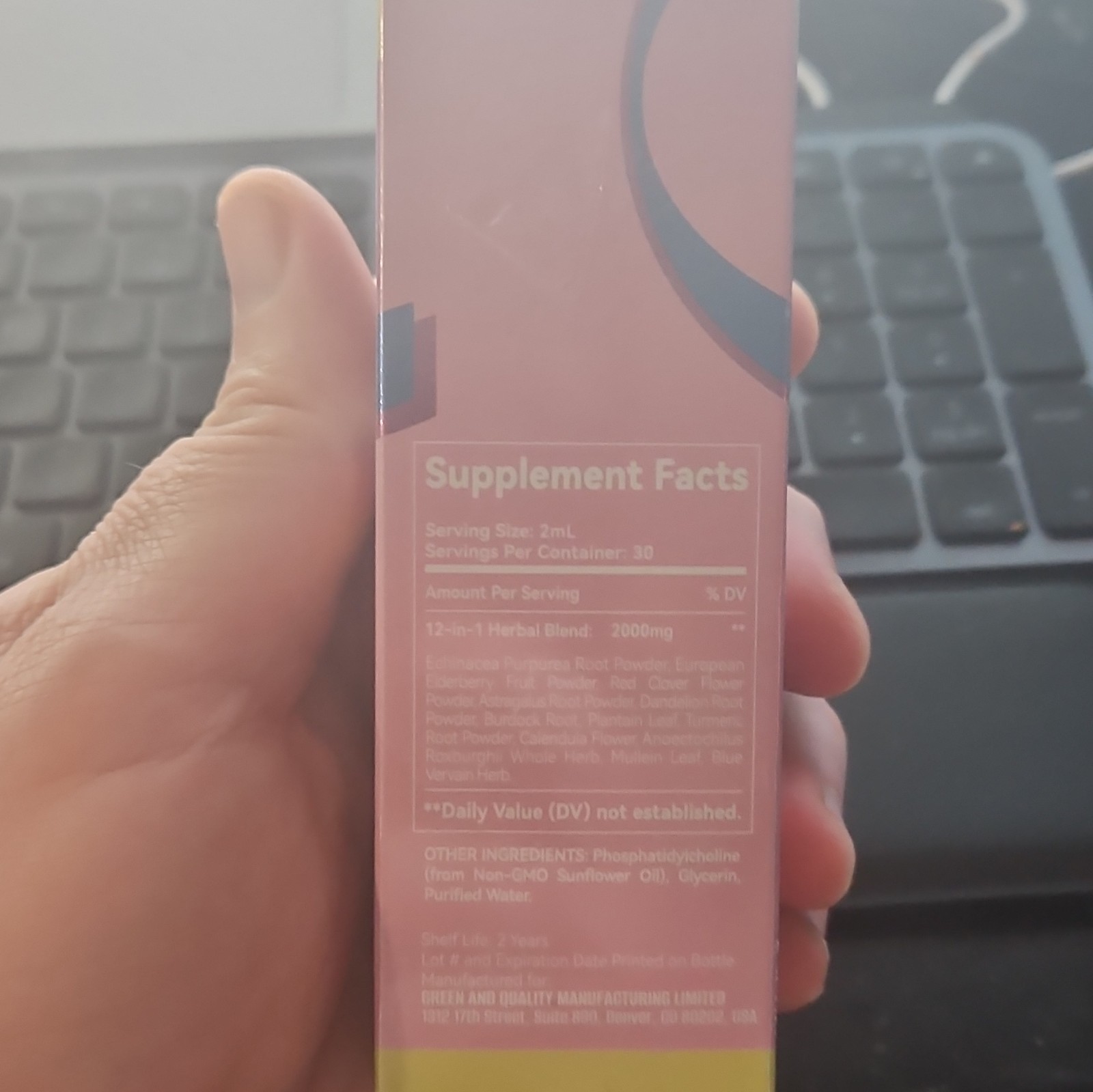 AEGISVITAL Liposomal Lymphatic Drainage Immune Detox 2000mg 2 fl oz