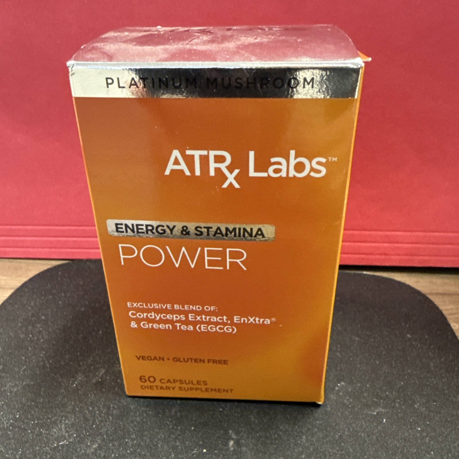 Power Energy & stamina Platinum Mushroom 60 Capsules 30 Servings