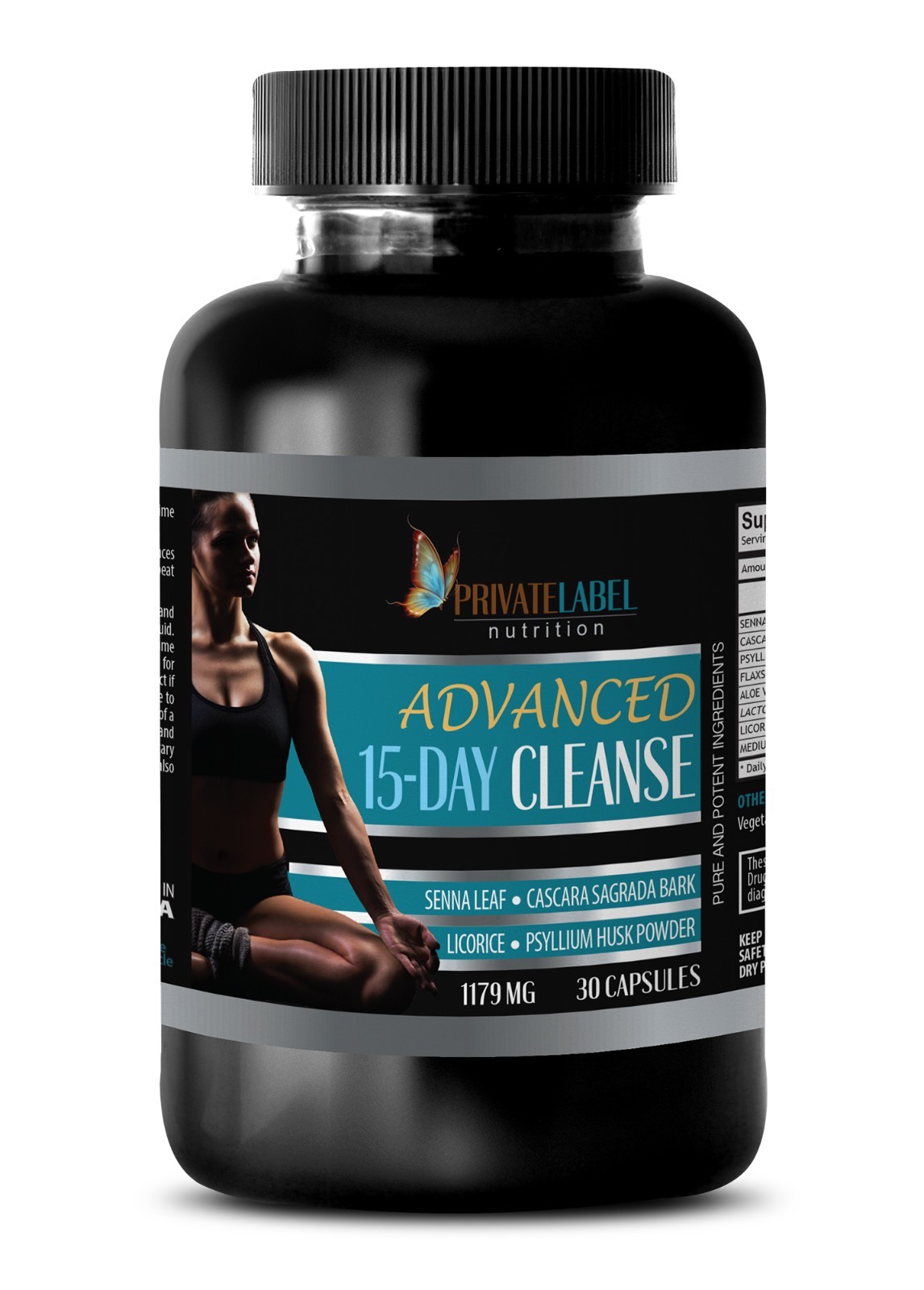 Cascara sagrada – ADVANCED 15 DAYS CLEANSE – mood support supplements – 1 Bottle