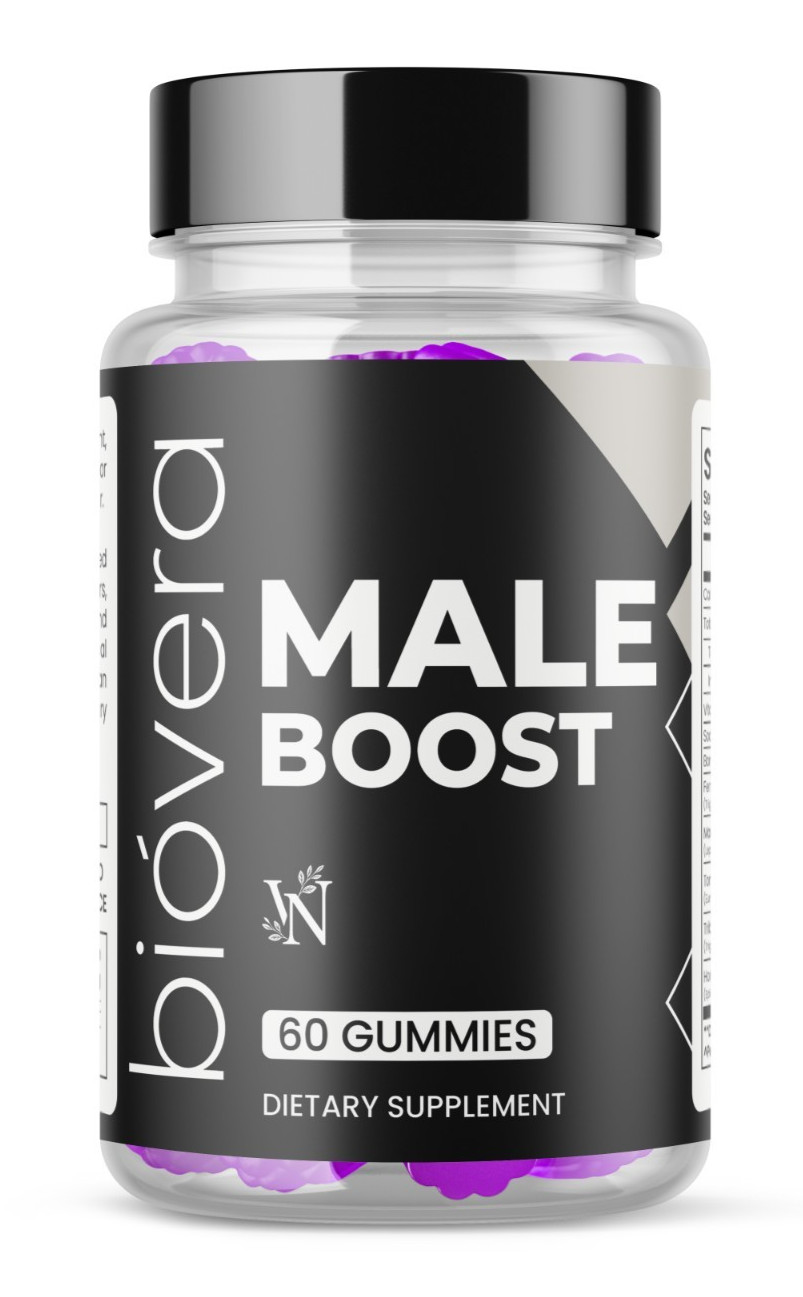 BioVera Male Boost Gummies 60 Naturally Flavored Gummies, Bio Vera Boost Gummies