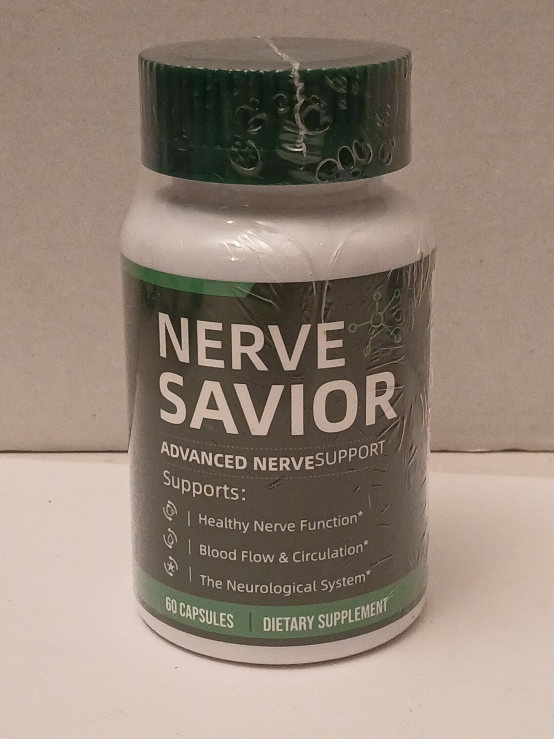 Nerve Savior Advanced Nerve Support 30 Day Supply 60 Capsules Exp: 8/26