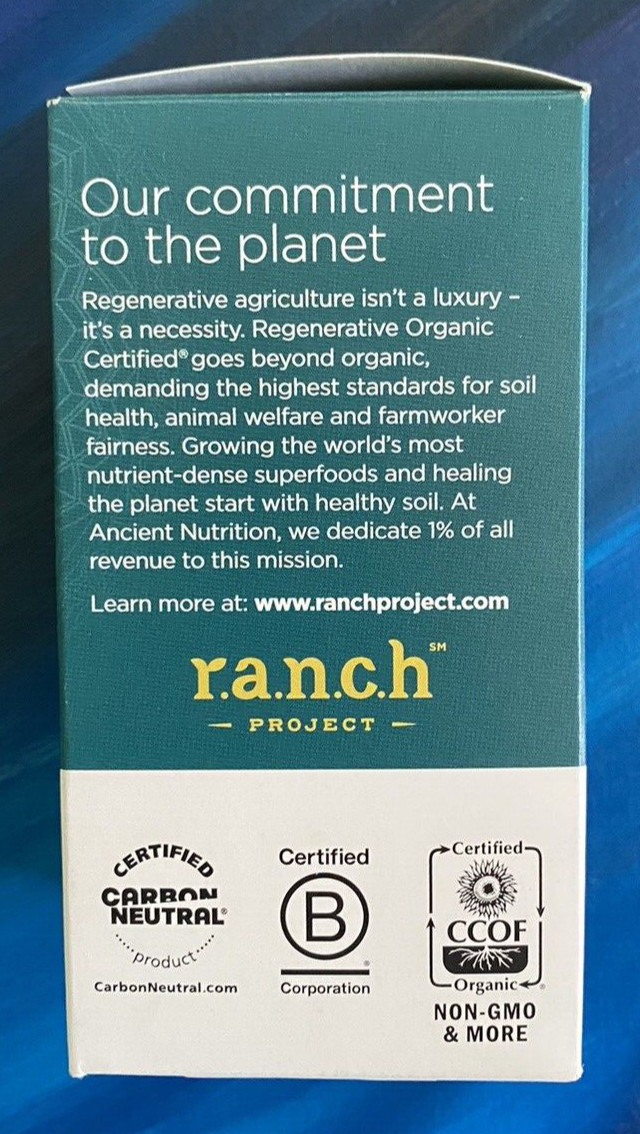 Ancient Nutrition Women’s Hormones ~ Regenerative Organic ~ 90 Caps ~ Exp 8/2025