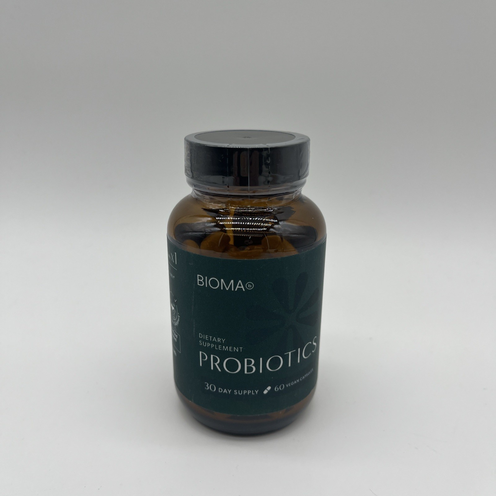 Bioma Dietary Supplement Probiotics 30 Day Supply 60 Vegan Capsules Exp.6-27