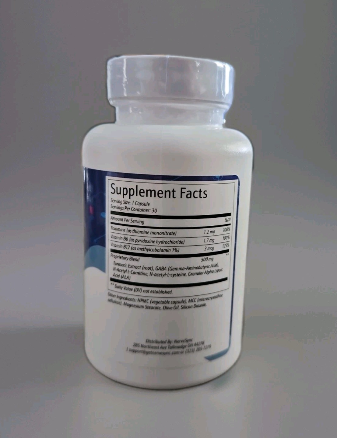 2X Nerve Sync Dietary Supplement Capsule 30 Capsules Vitamin Health Support