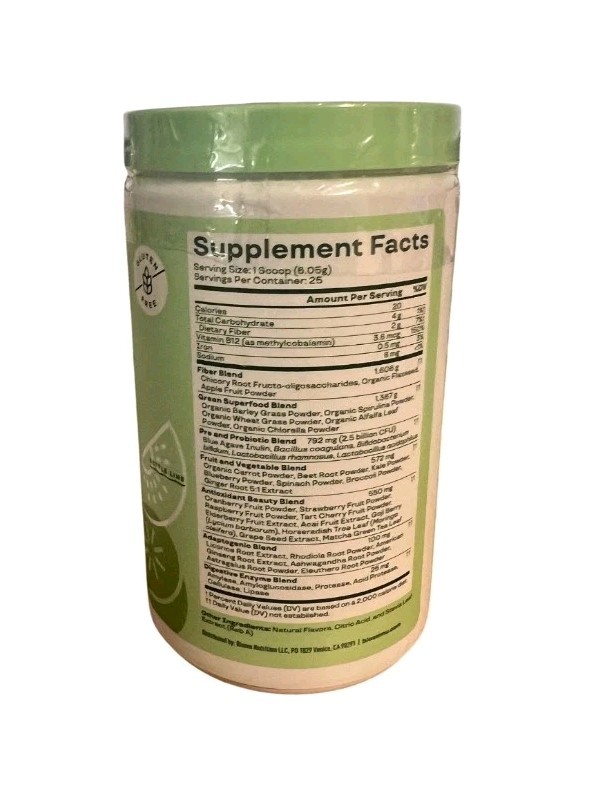 Bloom Greens Superfoods Strawberry Kiwi Flavor Digestion Bloating Energy New