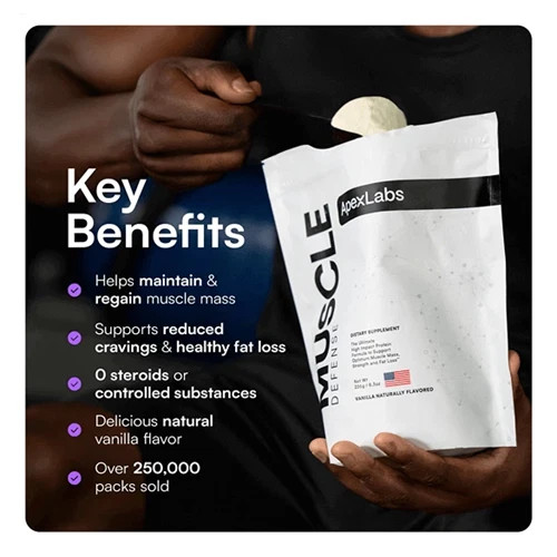 New Apex Labs Muscle Defense Chocolate Flavor- 8.57 OZ – EXP 2027 1