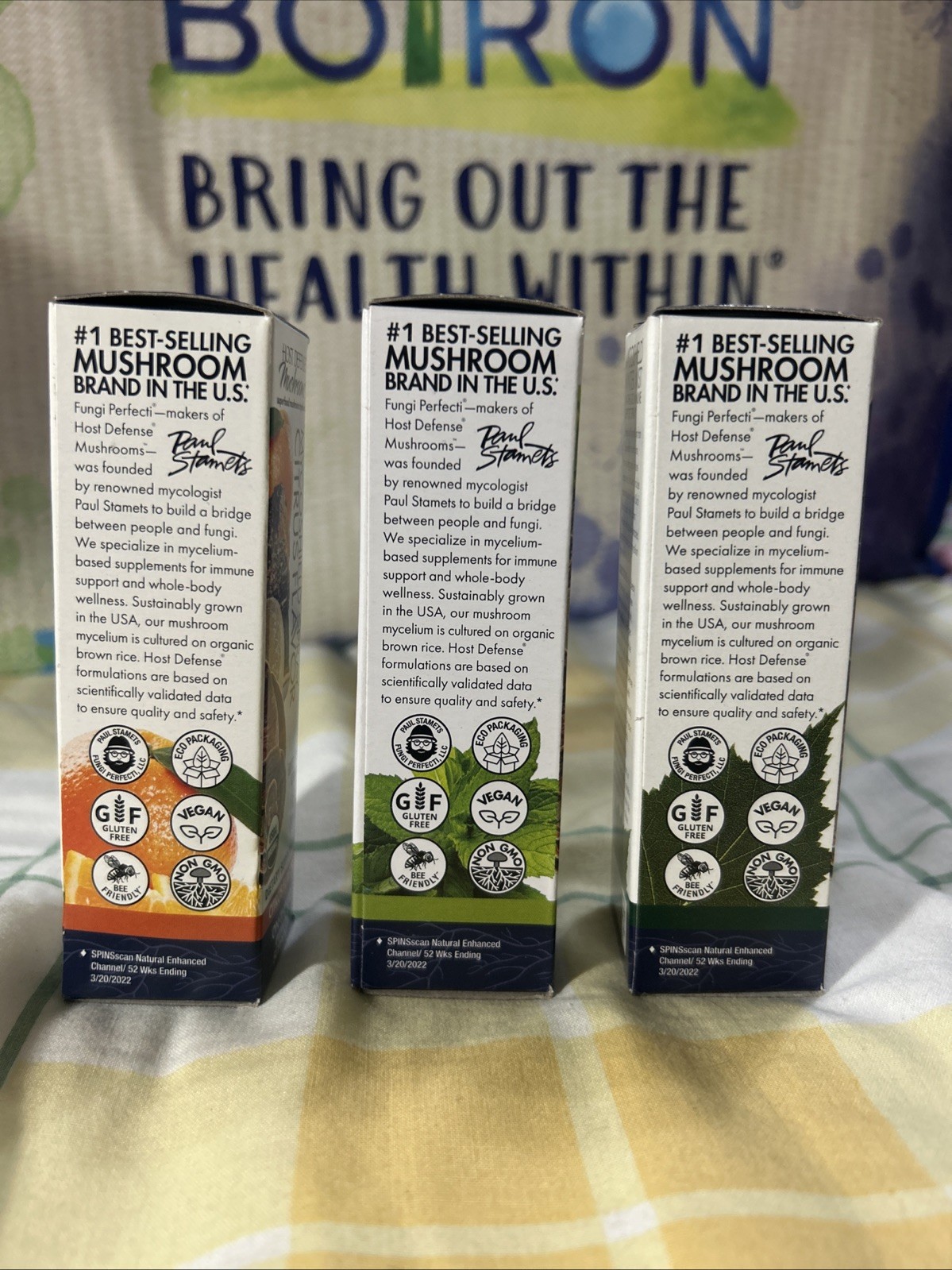 Bundle Host Defense Mushrooms MycoshieldSpray @1 Oz, Exp 6/19/26 ,2/1/27, 8/6/27