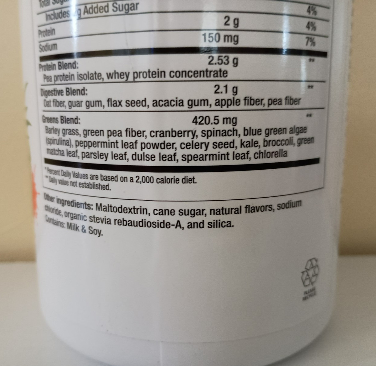 NutritionWorks®10 Day Green Smoothie Drink Mix Cleanse & Detox Tropical Mango