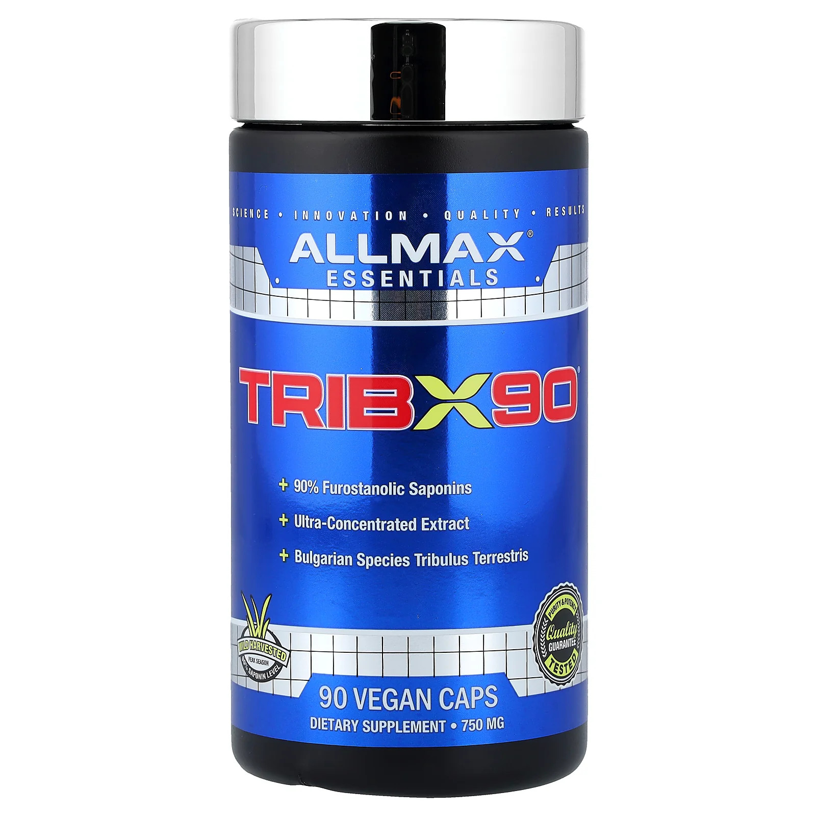 2 X ALLMAX, TribX90®, 750 mg, 90 Vegan Caps